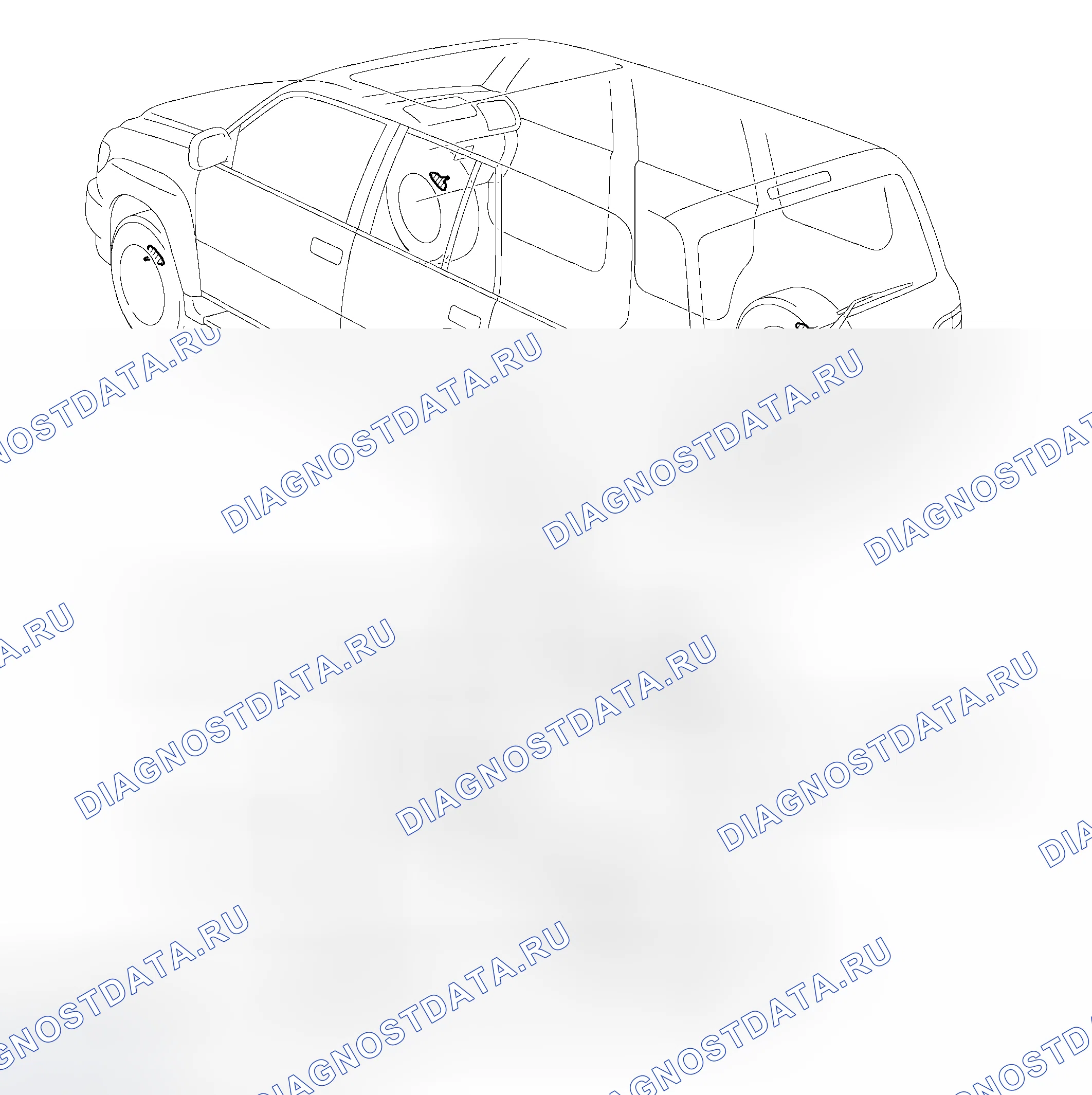 Рис. 75: КОМПОНЕНТЫ. Toyota Land Cruiser 100 рестайлинг 2
