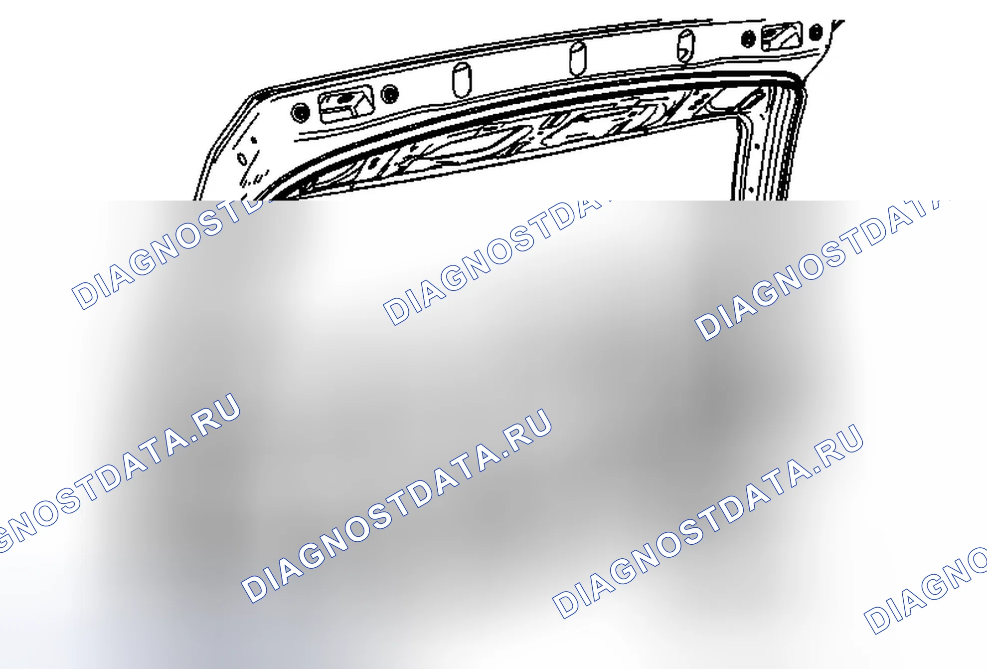 Рис. 11: Замена модуля управления аксессуарами и подъемными воротами (вагон). Cadillac CTS II