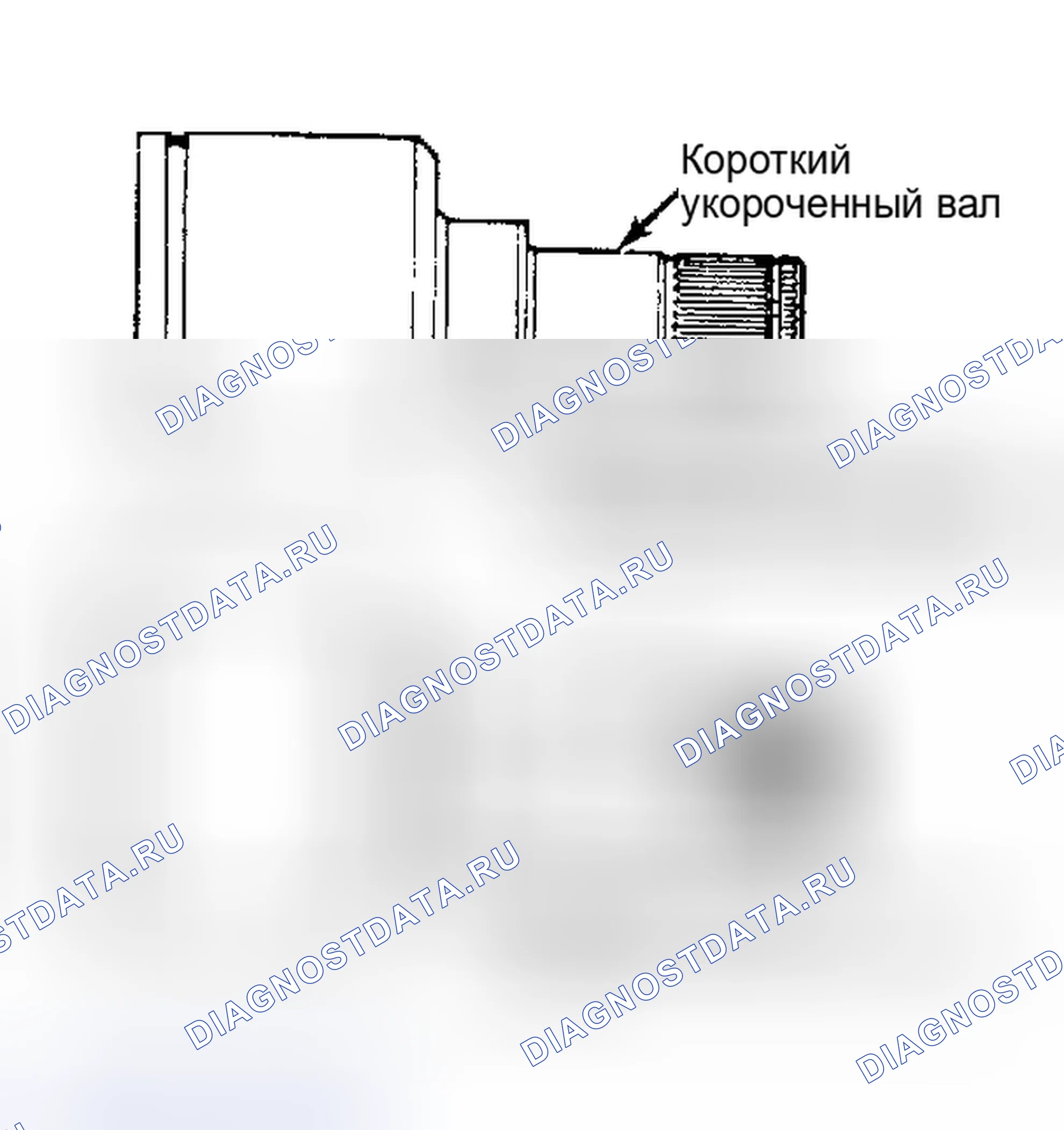 Рис. 16: Разборка (соединение Tempo и Topaz - Plunge CV). Ford Escort V рестайлинг