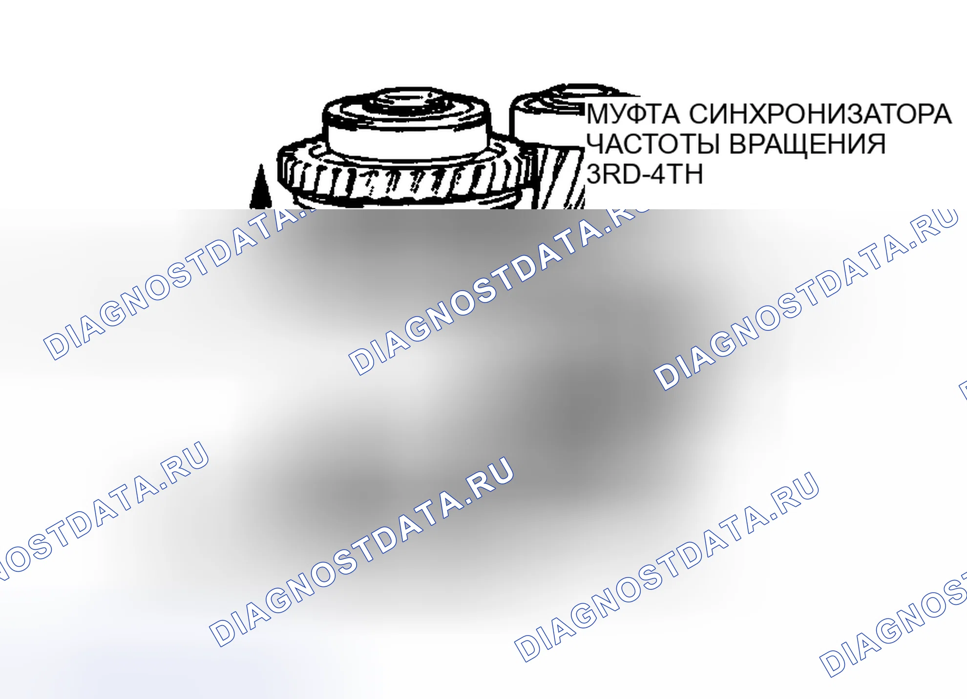 Рис. 59: > > C < < 5TH скорость-REVERSE Переключение FORK / 5TH SPEAD-REVERSE SHITCH RAIL / хтагх2-хтегх3 SPEEDS FLOCK / xтагx4-xtагх5 S 3RD 4TH 3RD 4TH. Chrysler Sebring II