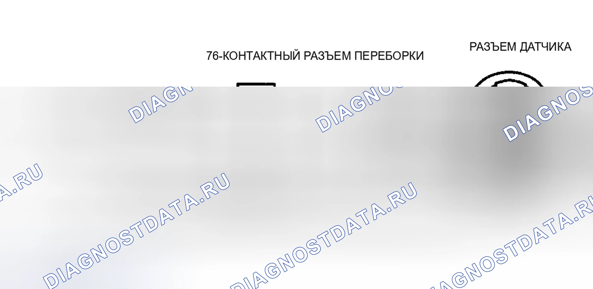 Рис. 56: Цепи датчика педали акселератора и разъемы. Ford Cab & Chassis F350 