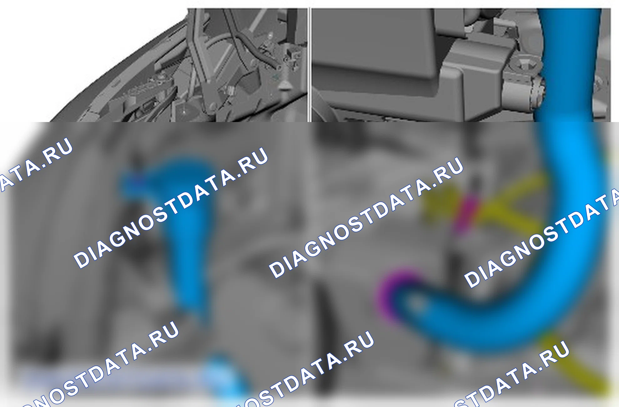 Как снять и установить насос и бачок омывателя лобового стекла. Ford Transit VIII