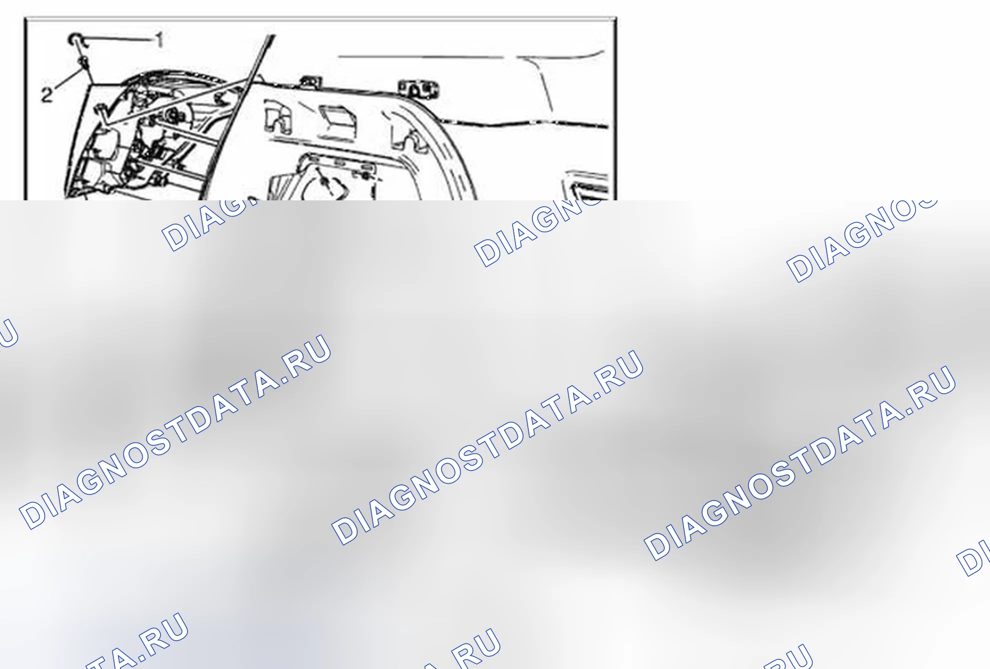 Рис. 47: Замена задней лампы (Encore). Buick Encore I