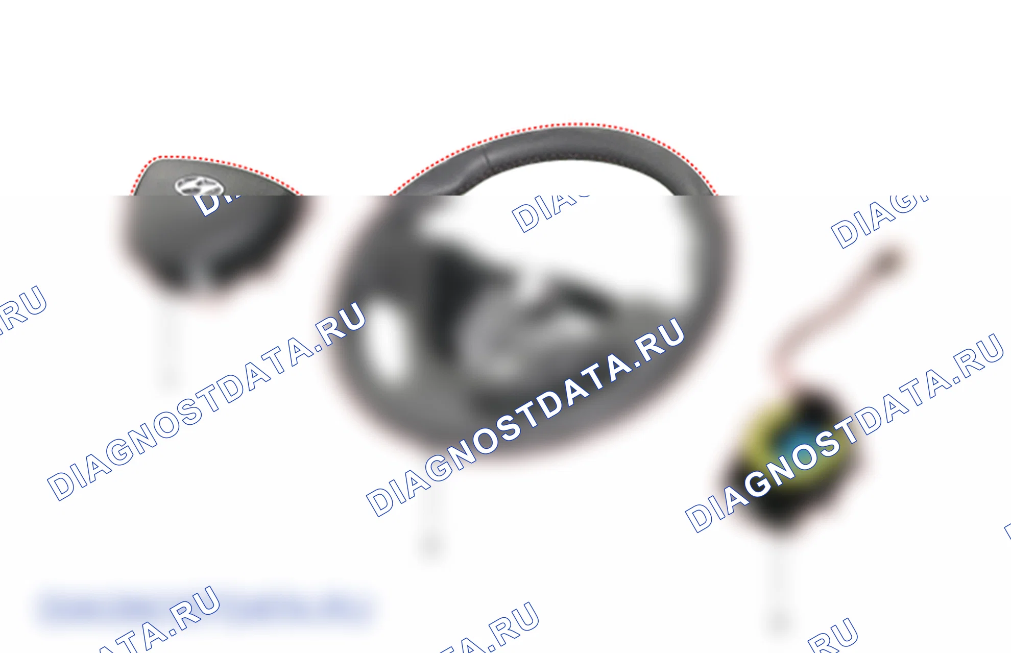 Детали модуля подушки безопасности водителя (DAB) и контактное кольцо руля. Hyundai GRAND i10/Xcent BA