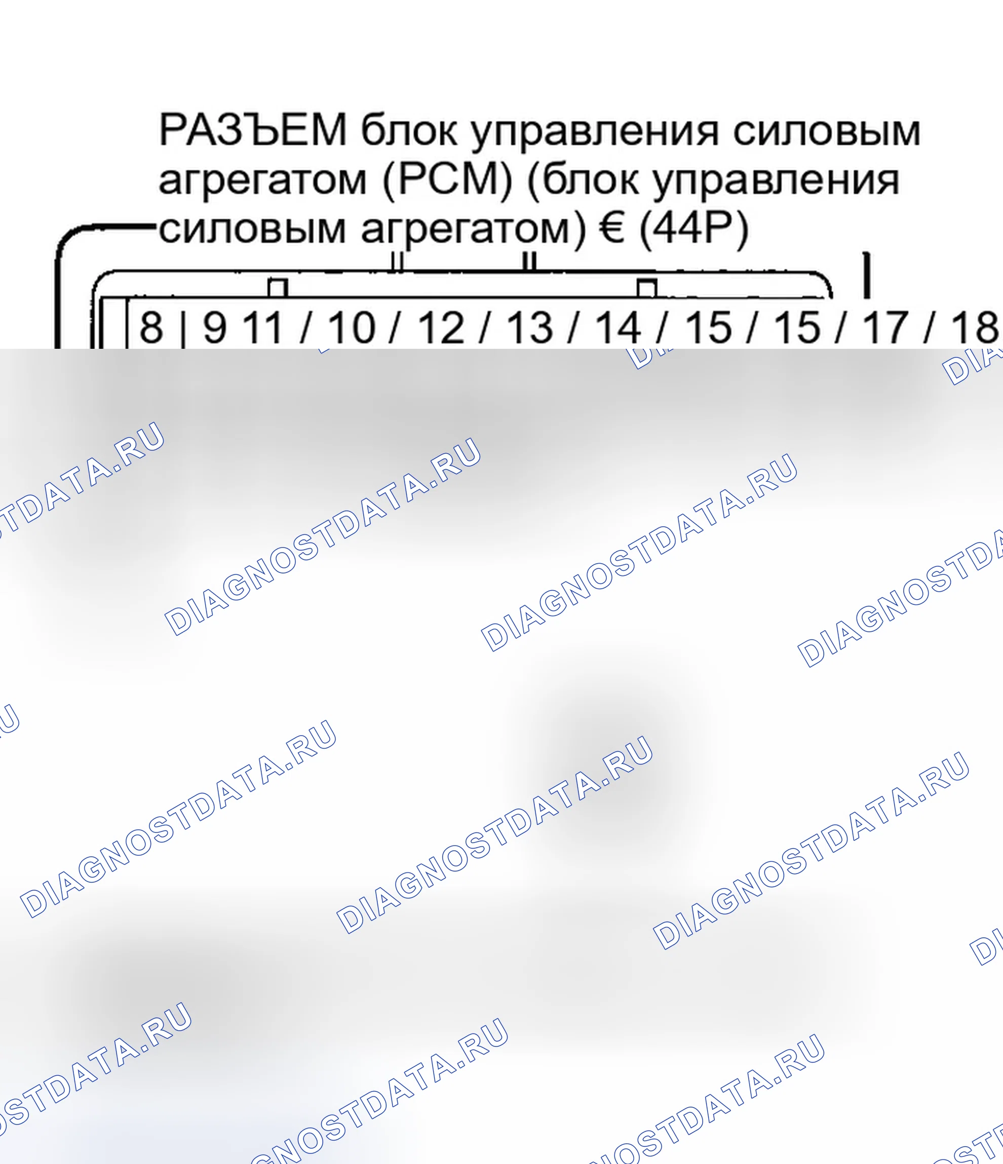 Рис. 76: P0325 расшифровка кода ошибки: неисправность цепи датчика детонации. Honda Odyssey III