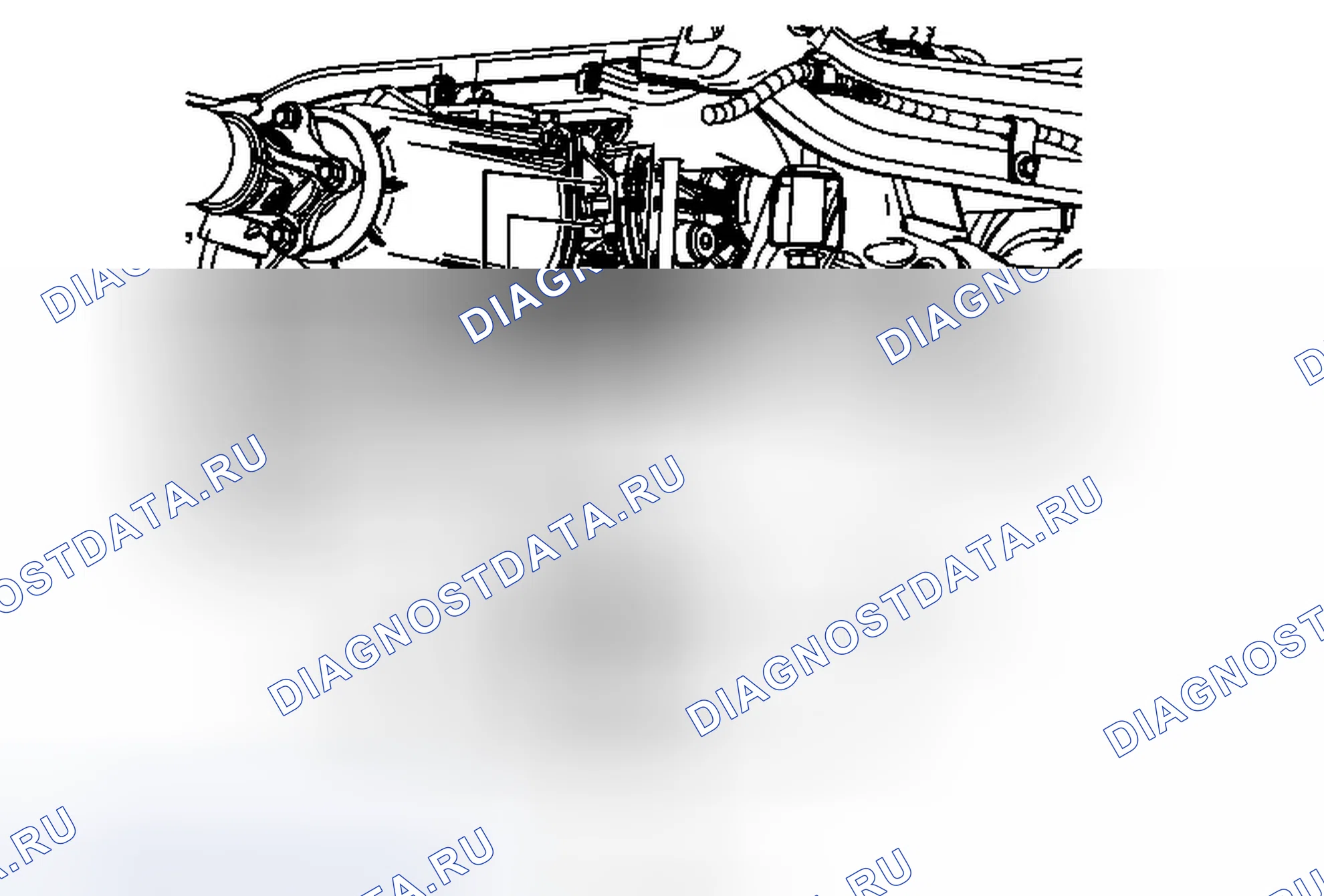 Рис. 5: Замена держателя дифференциала в сборе. Chevrolet Captiva I рестайлинг