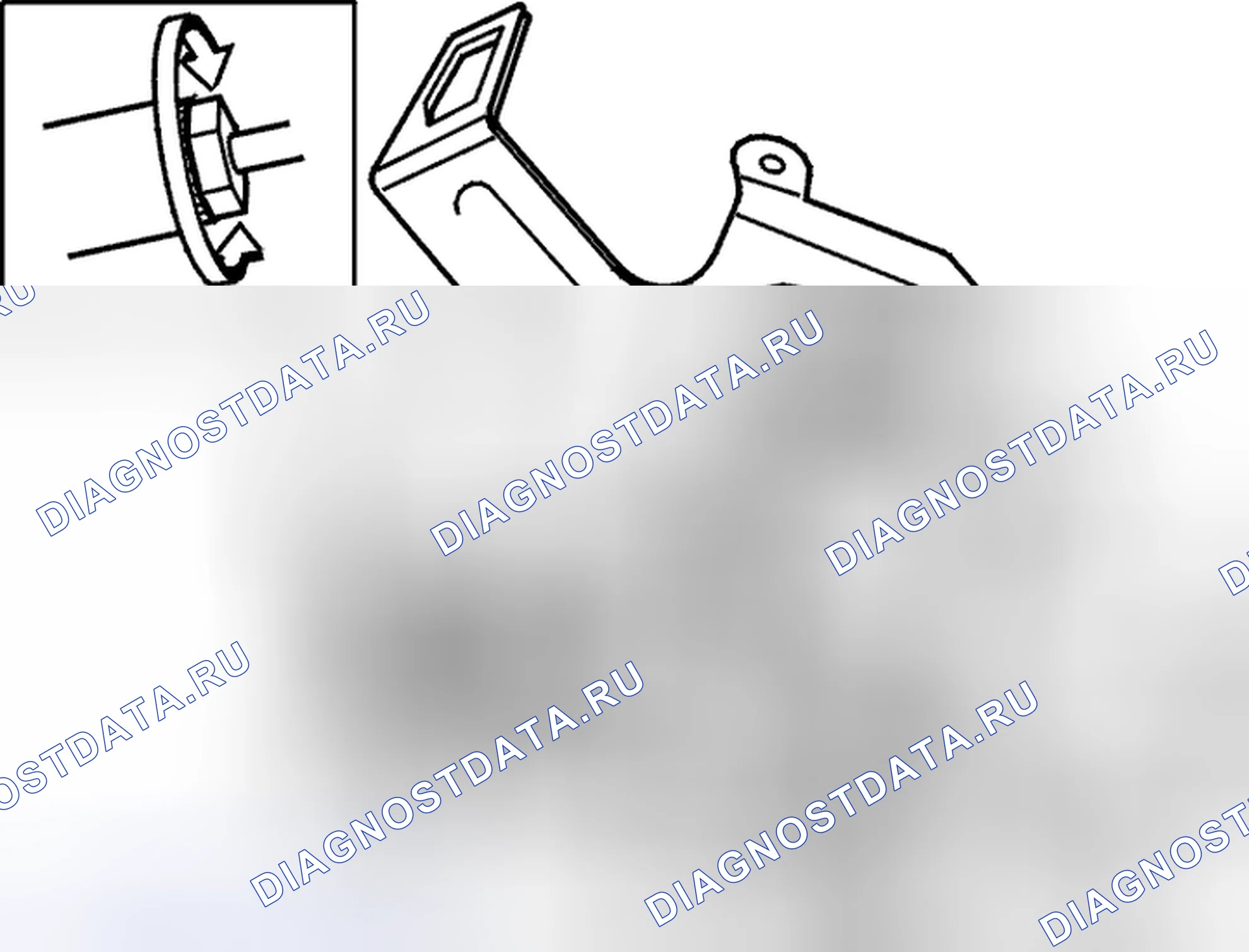 Рис. 431: Установка ссылки. Volvo C70 I