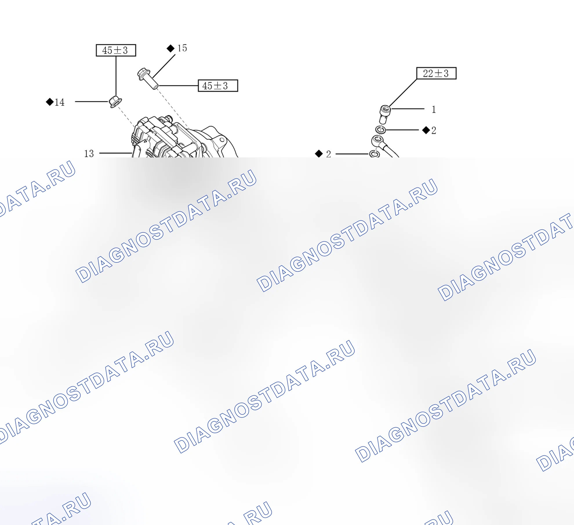 Схема расположения узла нагнетателя — Great Wall Wingle-7. Great-Wall Wingle 7 I