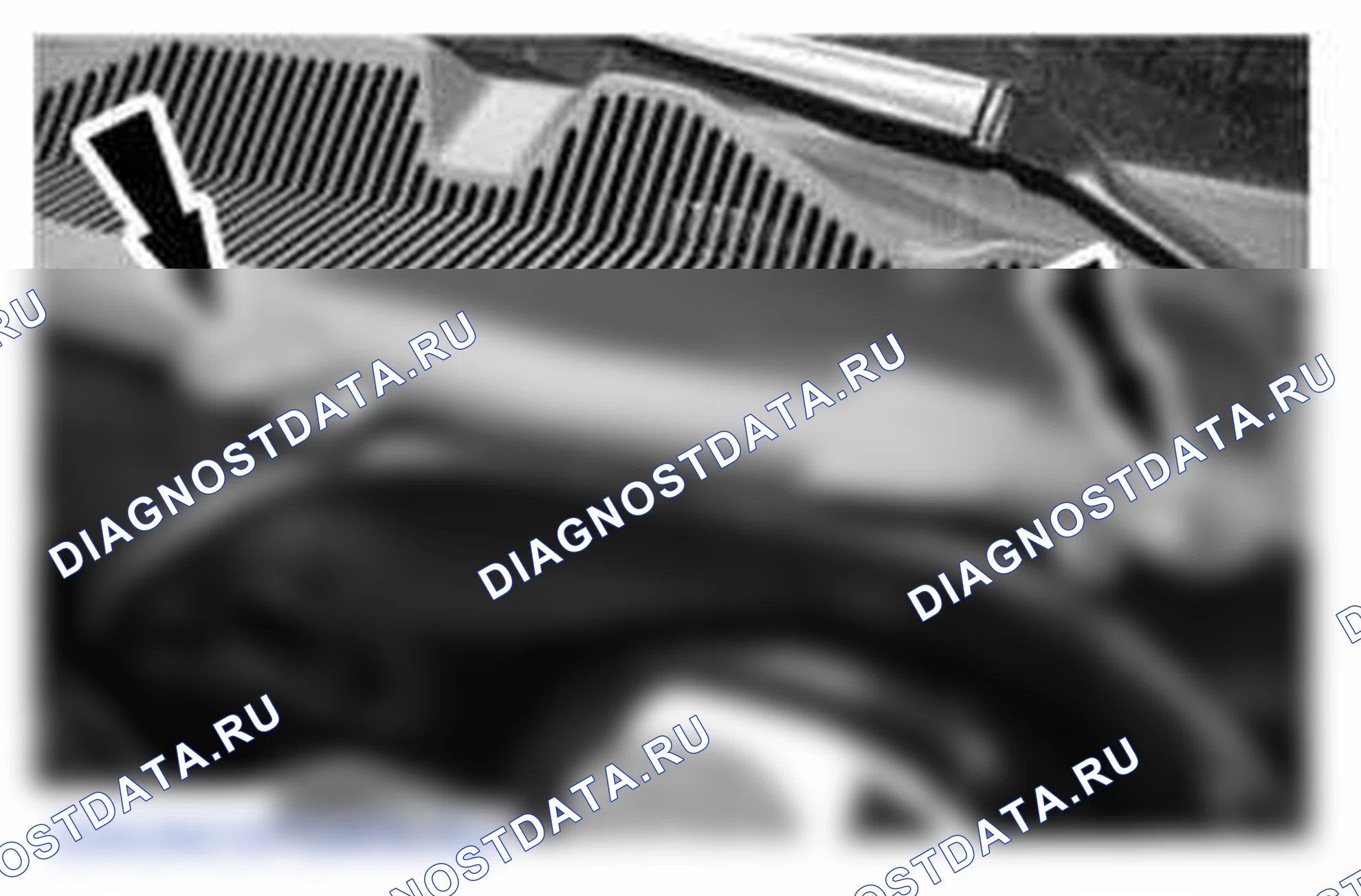 Рис. 1: Демонтаж. Ford Mustang V рестайлинг