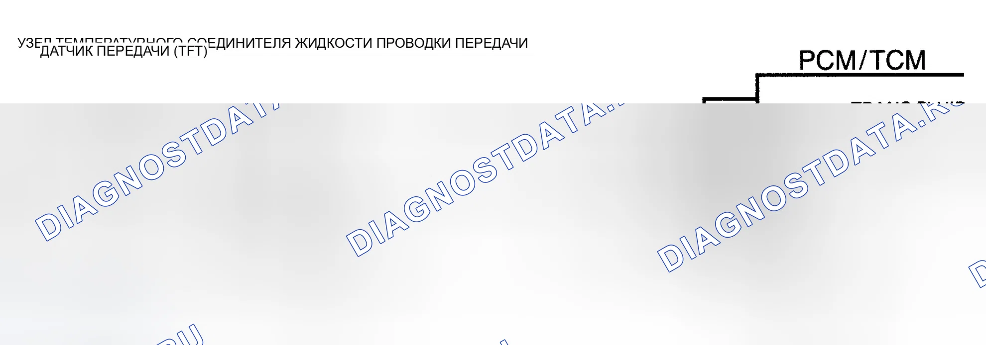 Рис. 60: Схема расшифровка кода ошибки 58 (4L80-E) Температура трансмиссионной жидкости. Цепь датчика низкая (указана высокая температура). GMC C3500 HD 