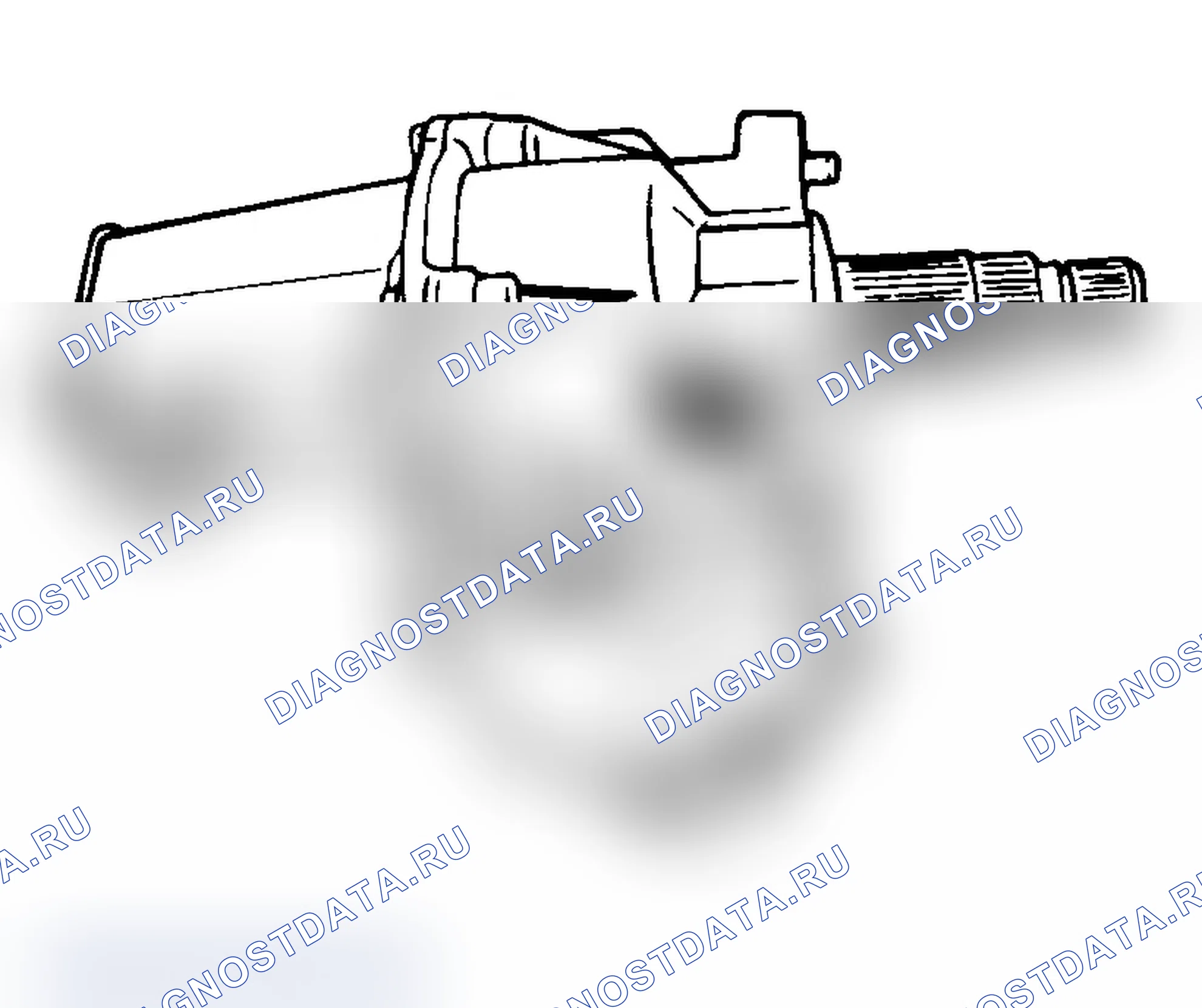 Рис. 1: ПРОВЕРКА МАСЛА В РАЗДАТОЧНОЙ КОРОБКЕ. Hyundai Santa Fe II