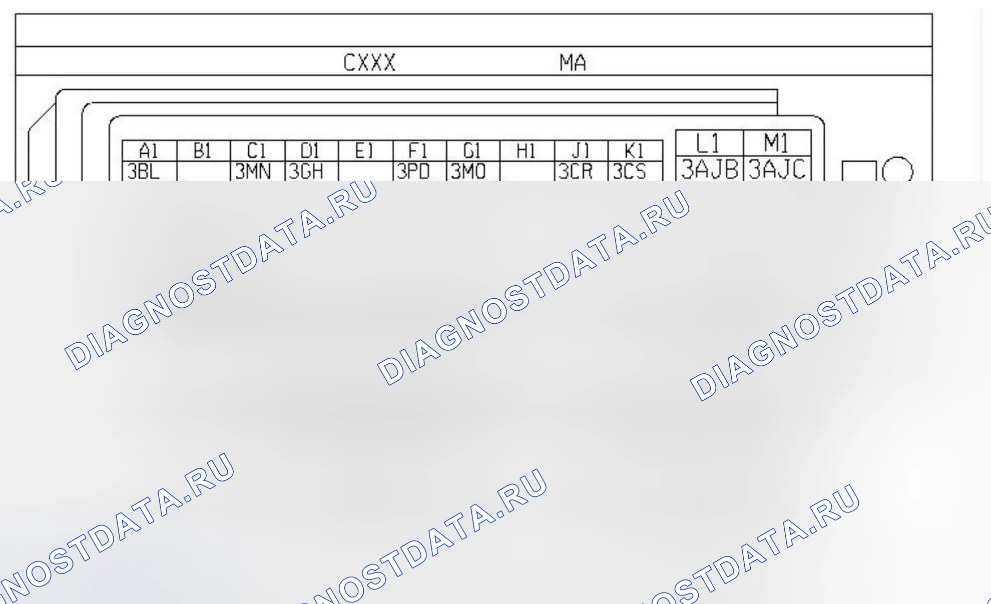 Распиновка разъёма 120 — ЭБУ сист. впр.. Renault Symbol I