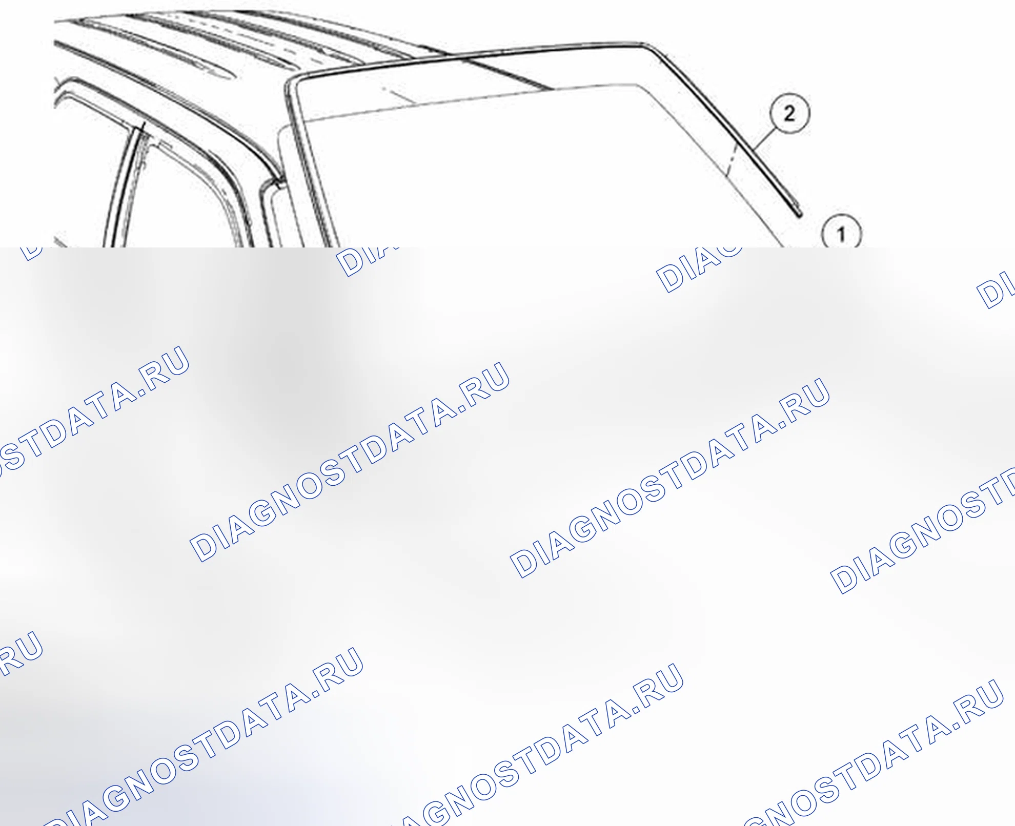 Рис. 95: СНЯТИЕ / УСТАНОВКА ЛОБОВОГО СТЕКЛА. Mazda Tribute II