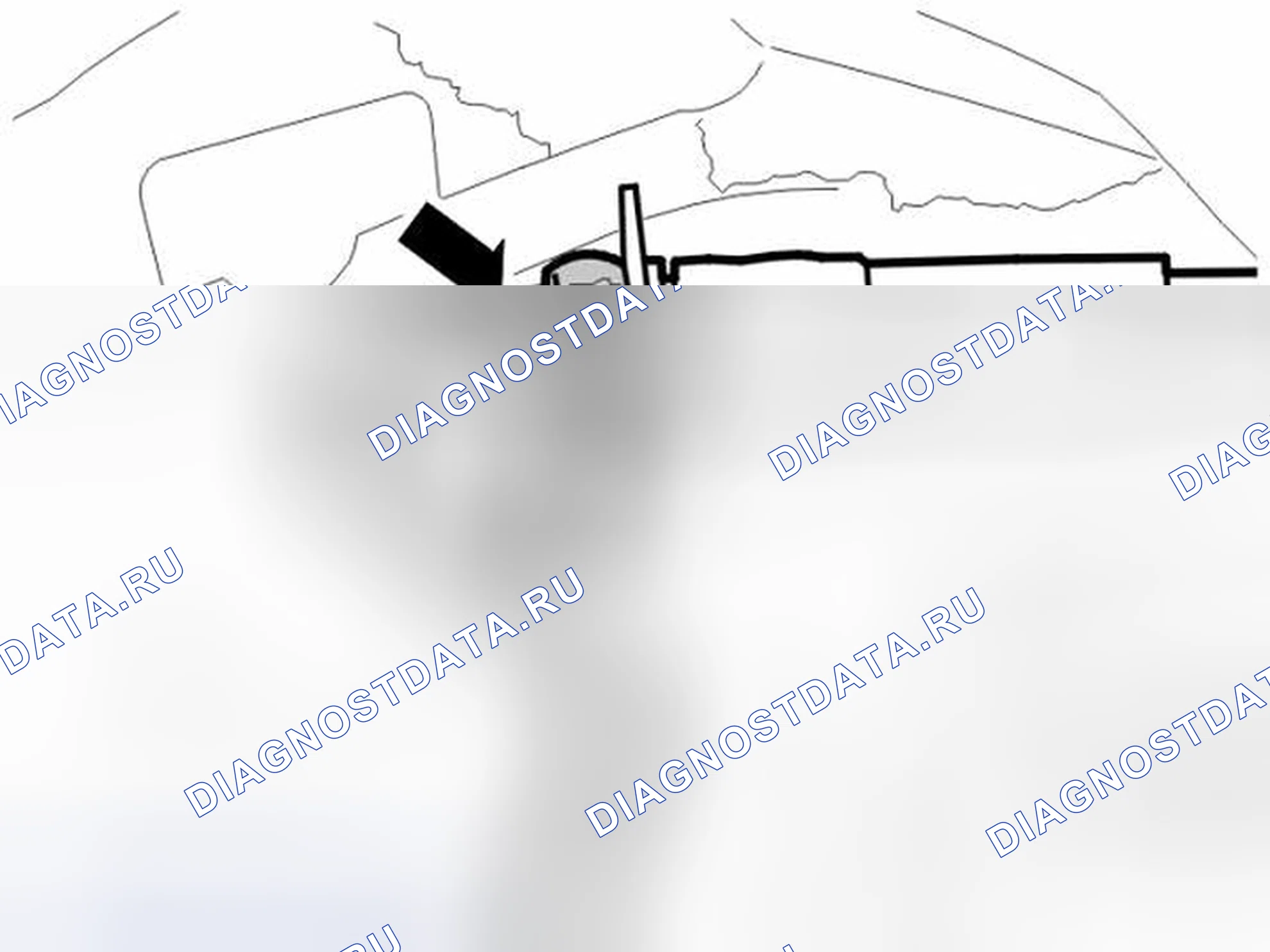 Рис. 80: ДЕМОНТАЖ ТРУБЫ ЛЕВОГО ЗАДНЕГО ТОРМОЗА. Volvo V50 I