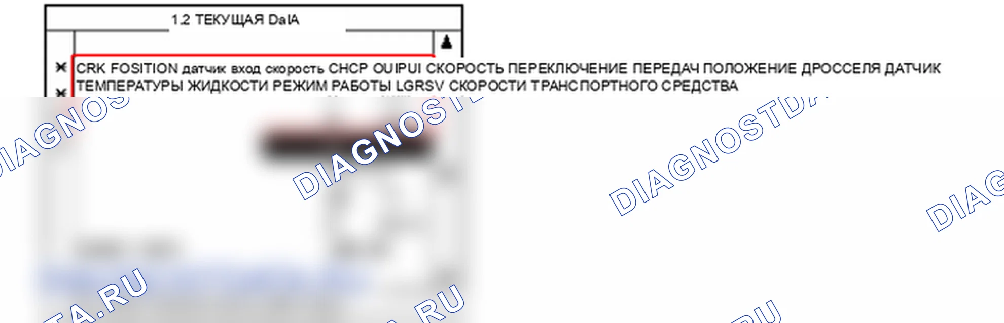 Данные диагностического сканера — P0732. Hyundai Santa Fe CM