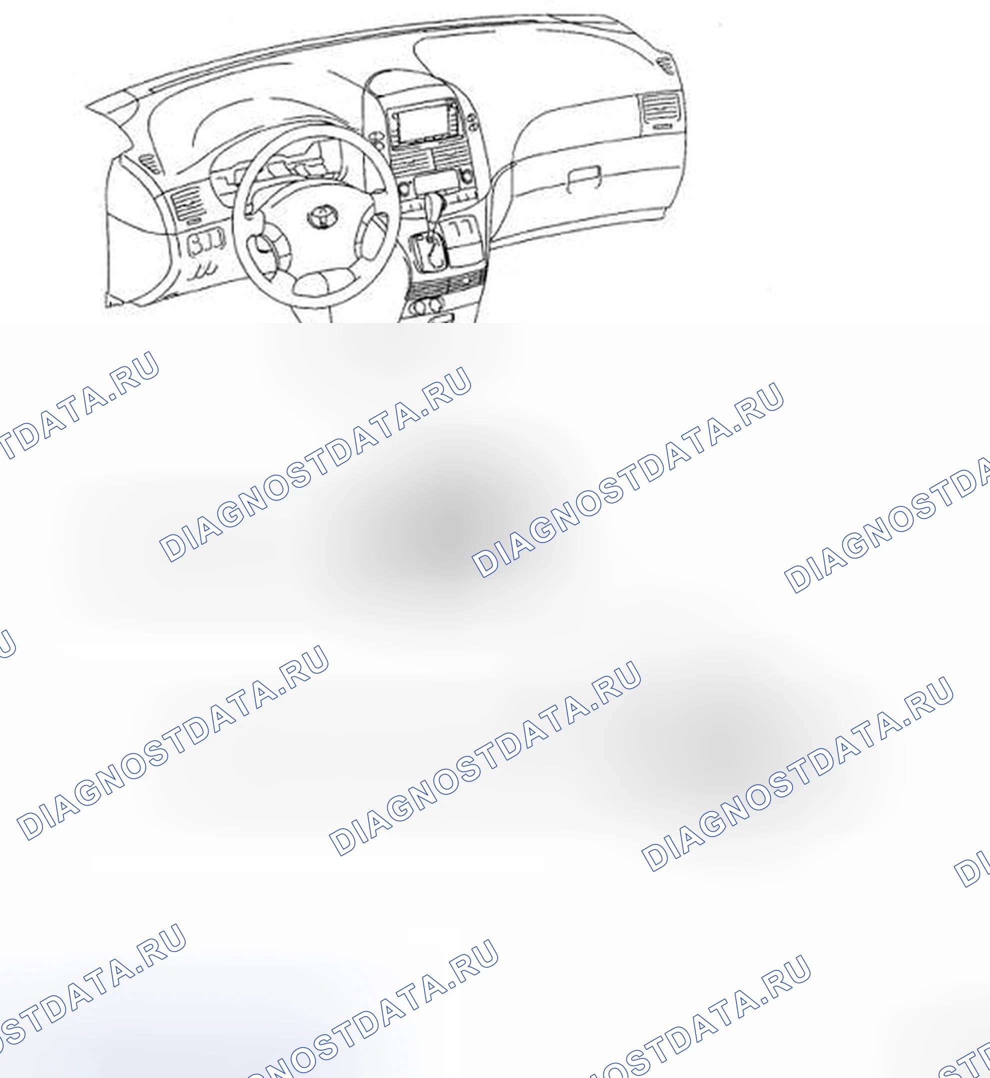 Рис. 60: КОМПОНЕНТЫ. Toyota Sienna II рестайлинг