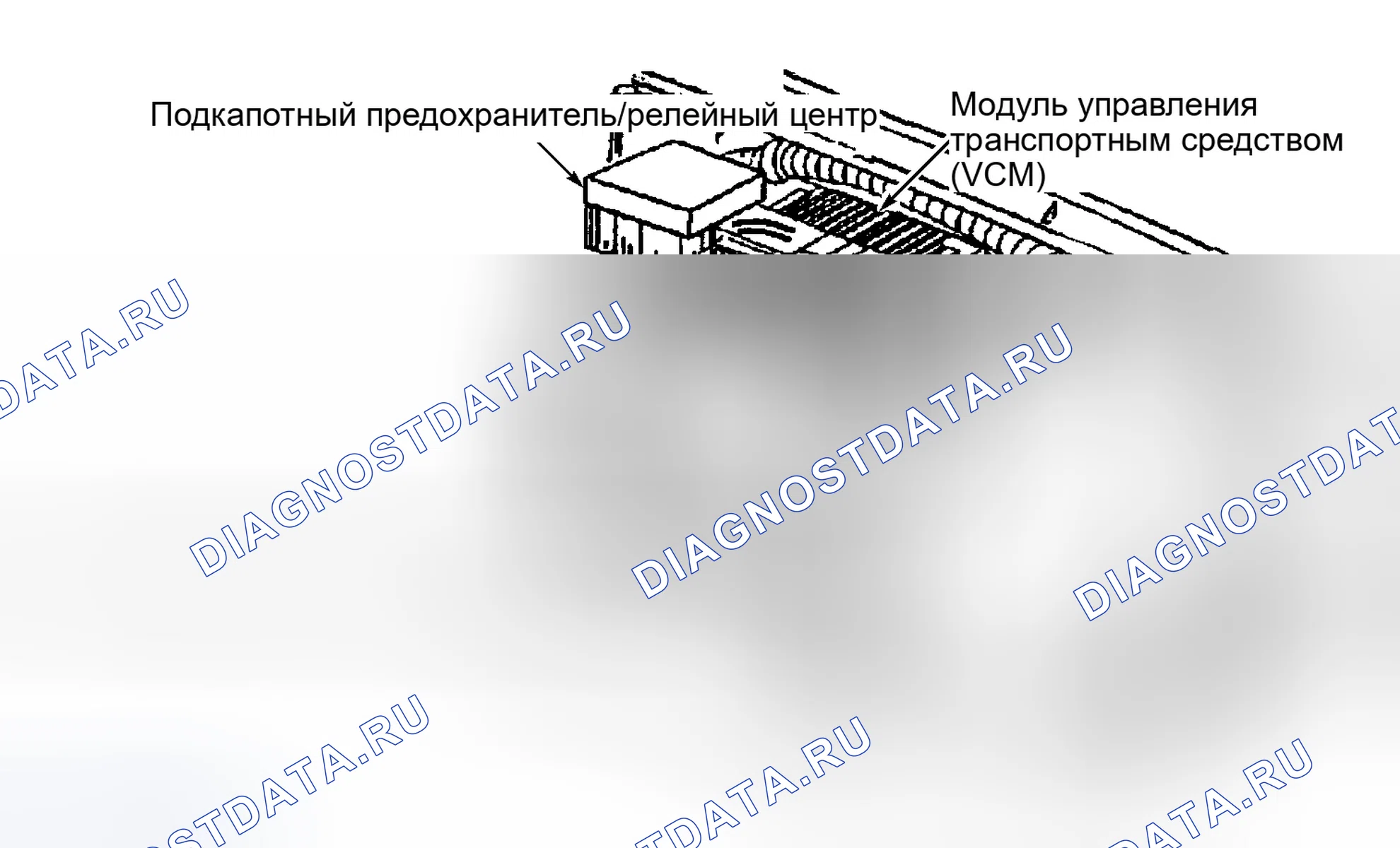 Рис. 12: Левая сторона моторного отсека. GMC Yukon Denali 