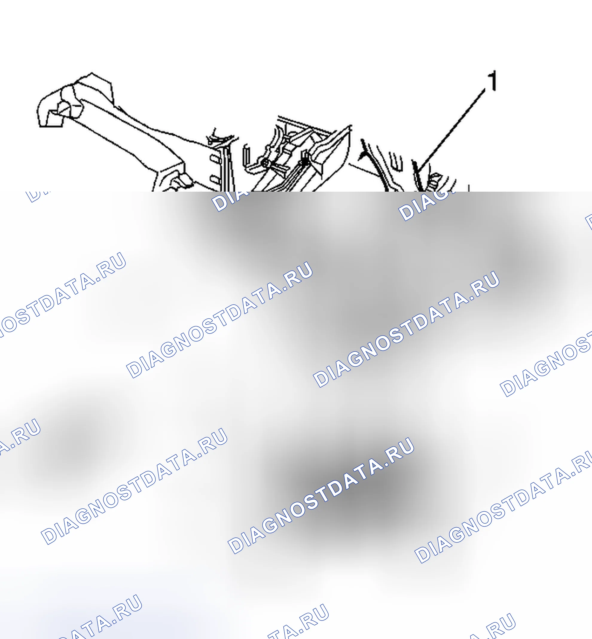 Рис. 94: Порядок демонтажа. Saab 9-7X I
