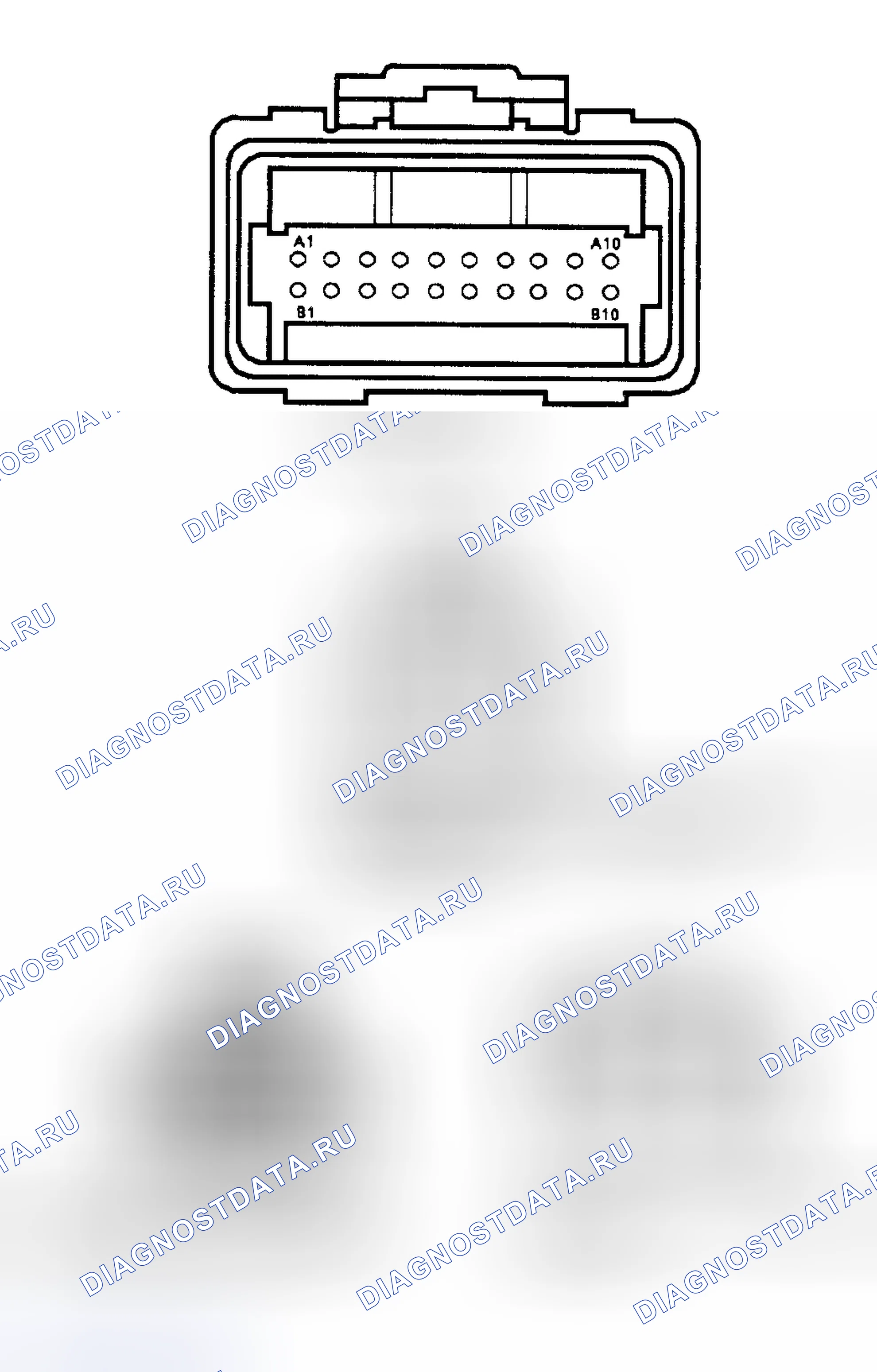 Рис. 1: ИДЕНТИФИКАЦИЯ СОЕДИНИТЕЛЯ. Oldsmobile Eighty-Eight X