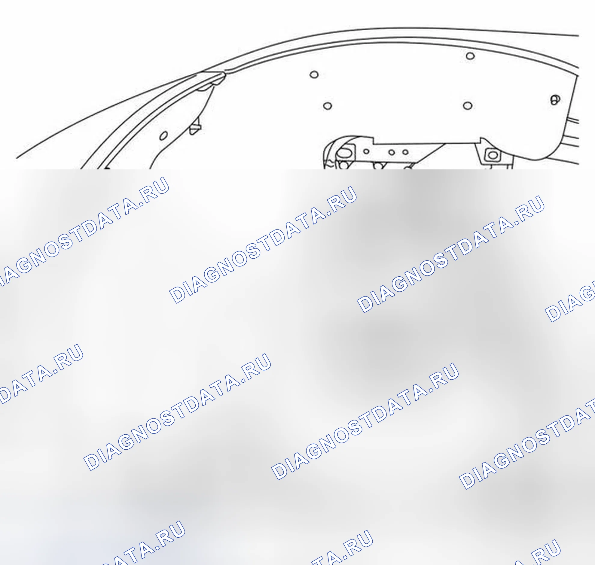 Рис. 554: Демонтаж. Jaguar XKR II