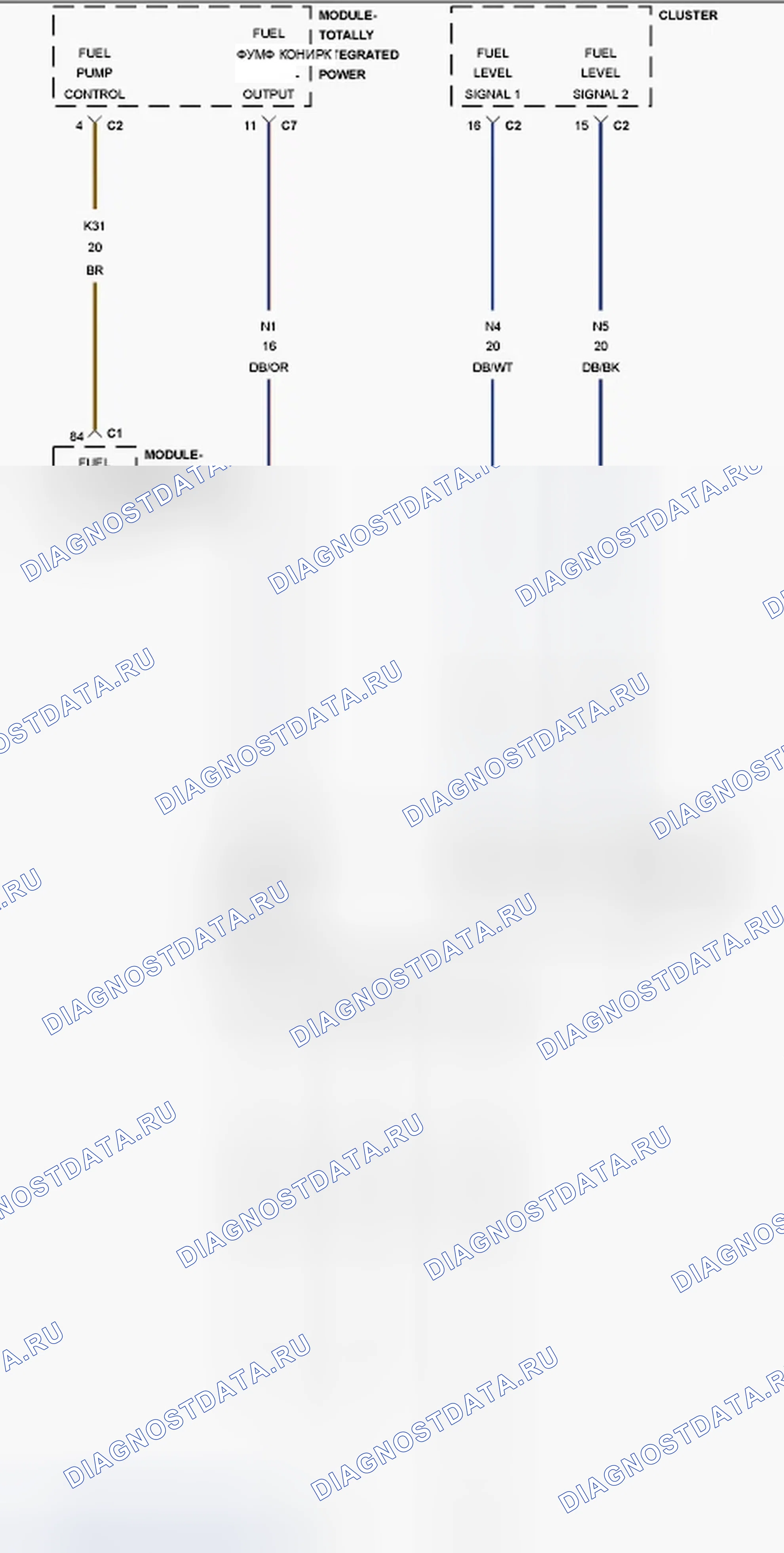 Рис. 174: P0461-ХАРАКТЕРИСТИКИ ДАТЧИКА УРОВНЯ ТОПЛИВА 1. Dodge Caliber I рестайлинг