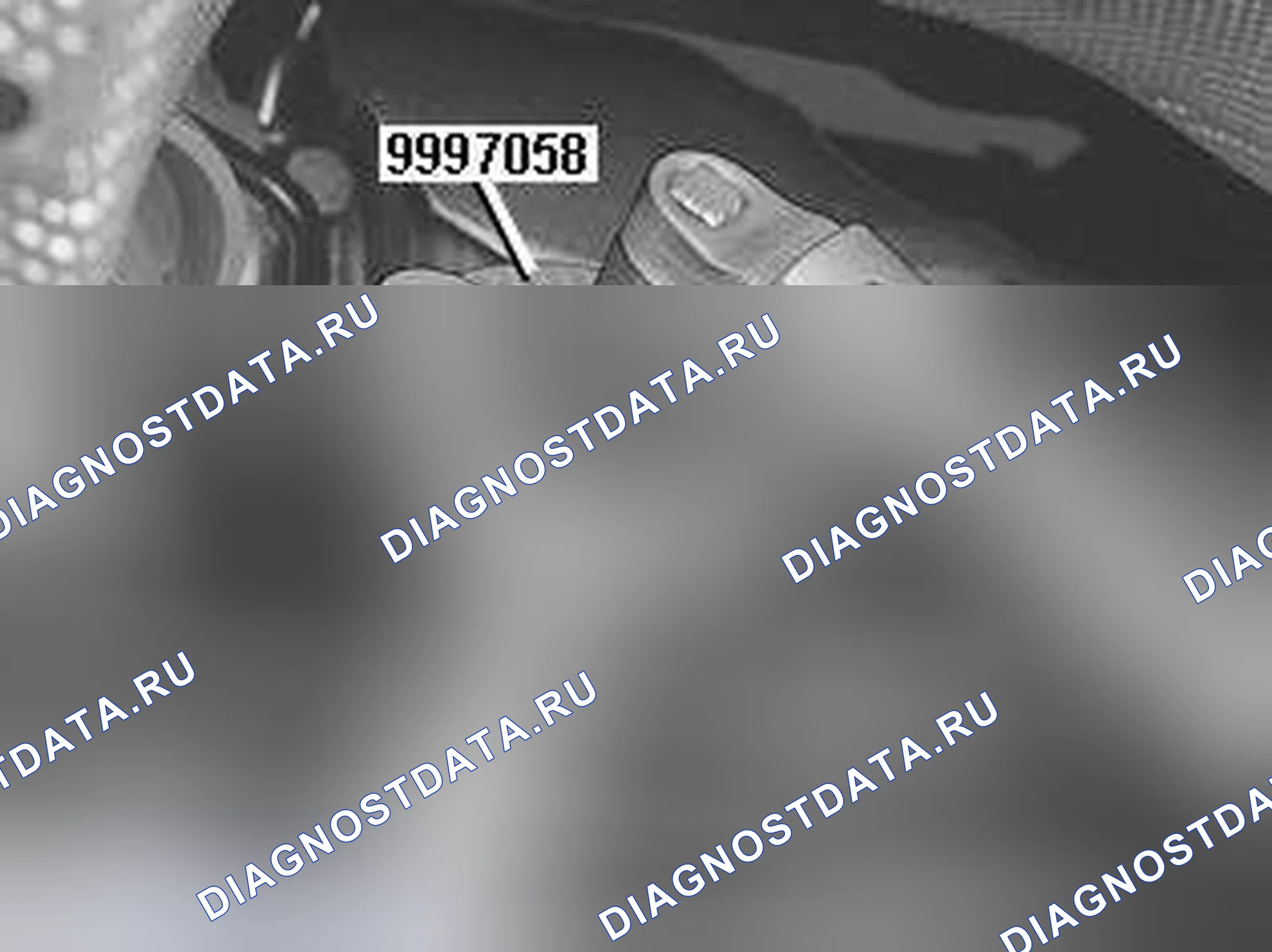 Рис. 968: Установка фланца на шестерню. Volvo V70 II рестайлинг