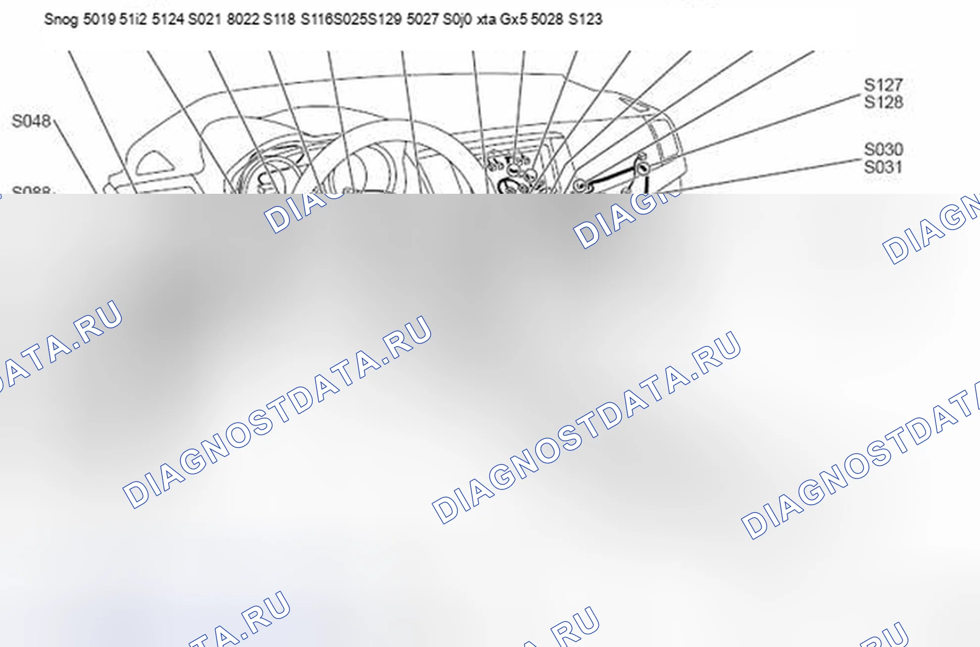 Рис. 546: ПАНЕЛЬ DASH. Mazda MX-5 NB