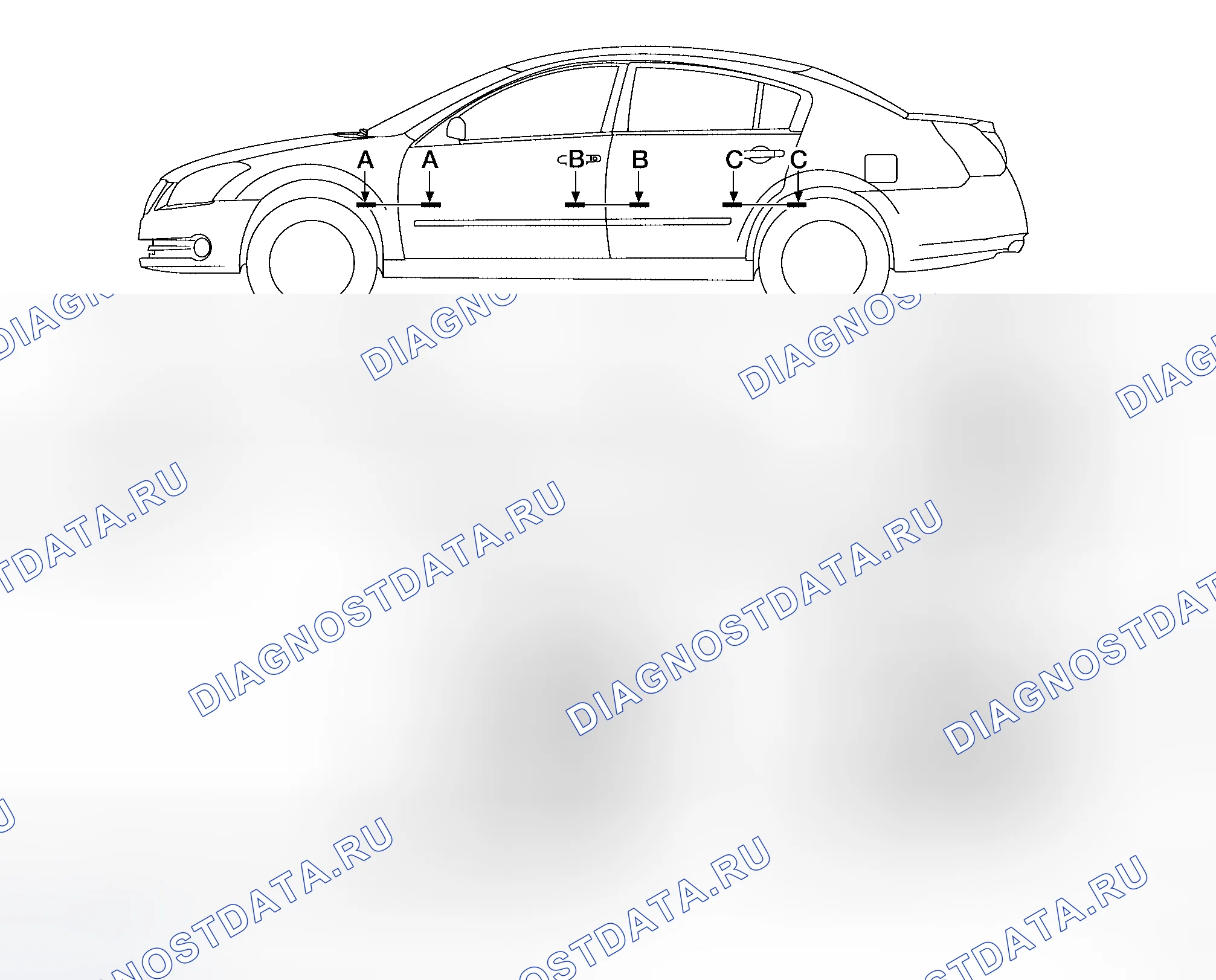 Рис. 181: Регулировка фитинга. Honda Prelude I