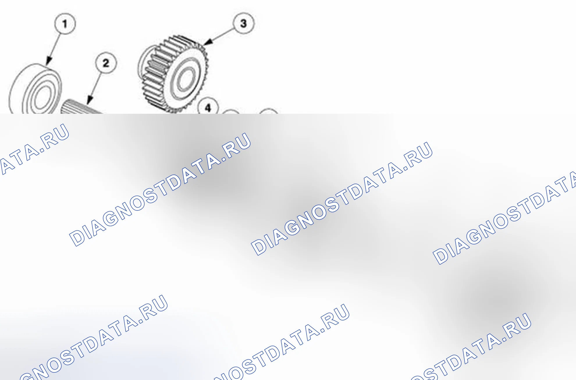 Рис. 4: Входной вал. Ford Fiesta Mk6