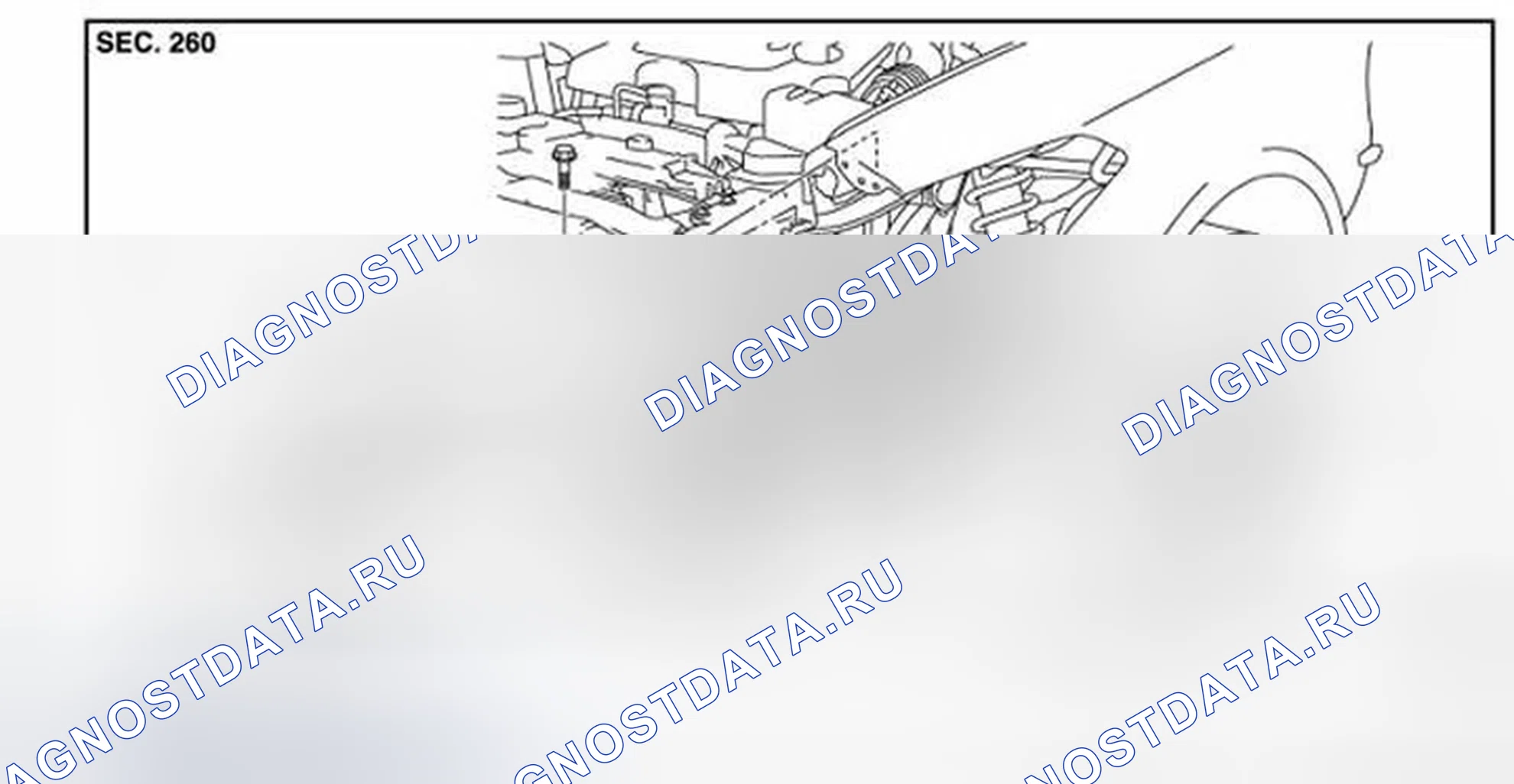Рис. 4: ДЕМОНТАЖ. Infiniti M37 IV