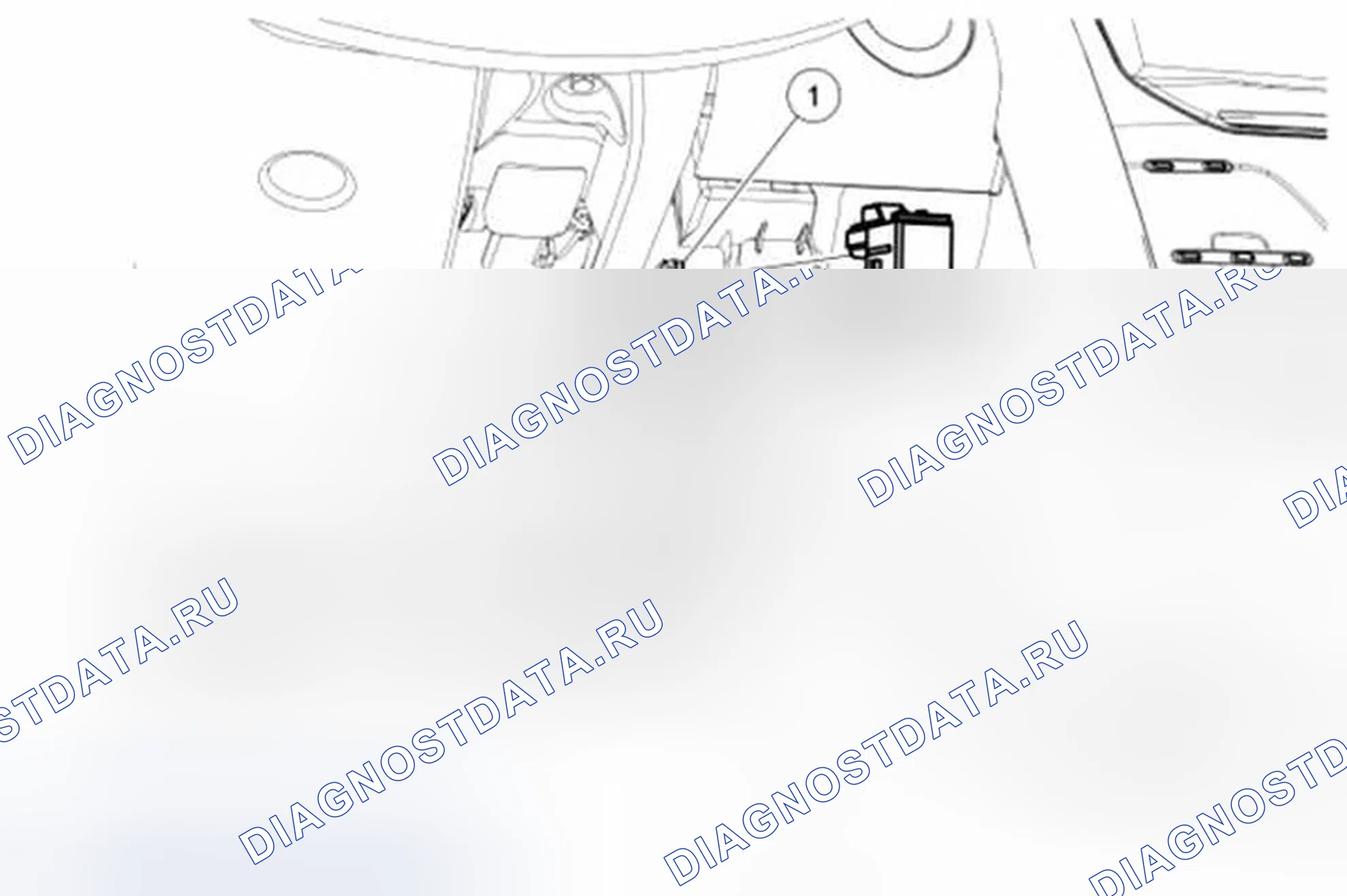 Рис. 267: Датчик температуры автомобиля. Ford Edge I рестайлинг