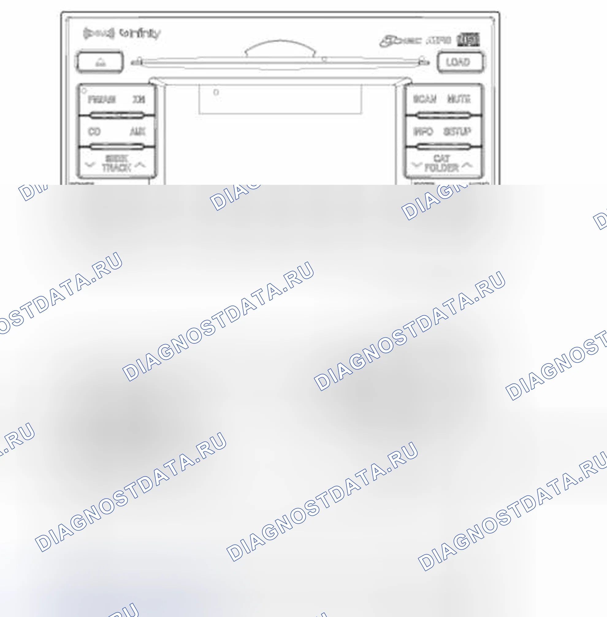 Рис. 4: Радио / CDC / MP3 (A300). Kia Sedona II рестайлинг