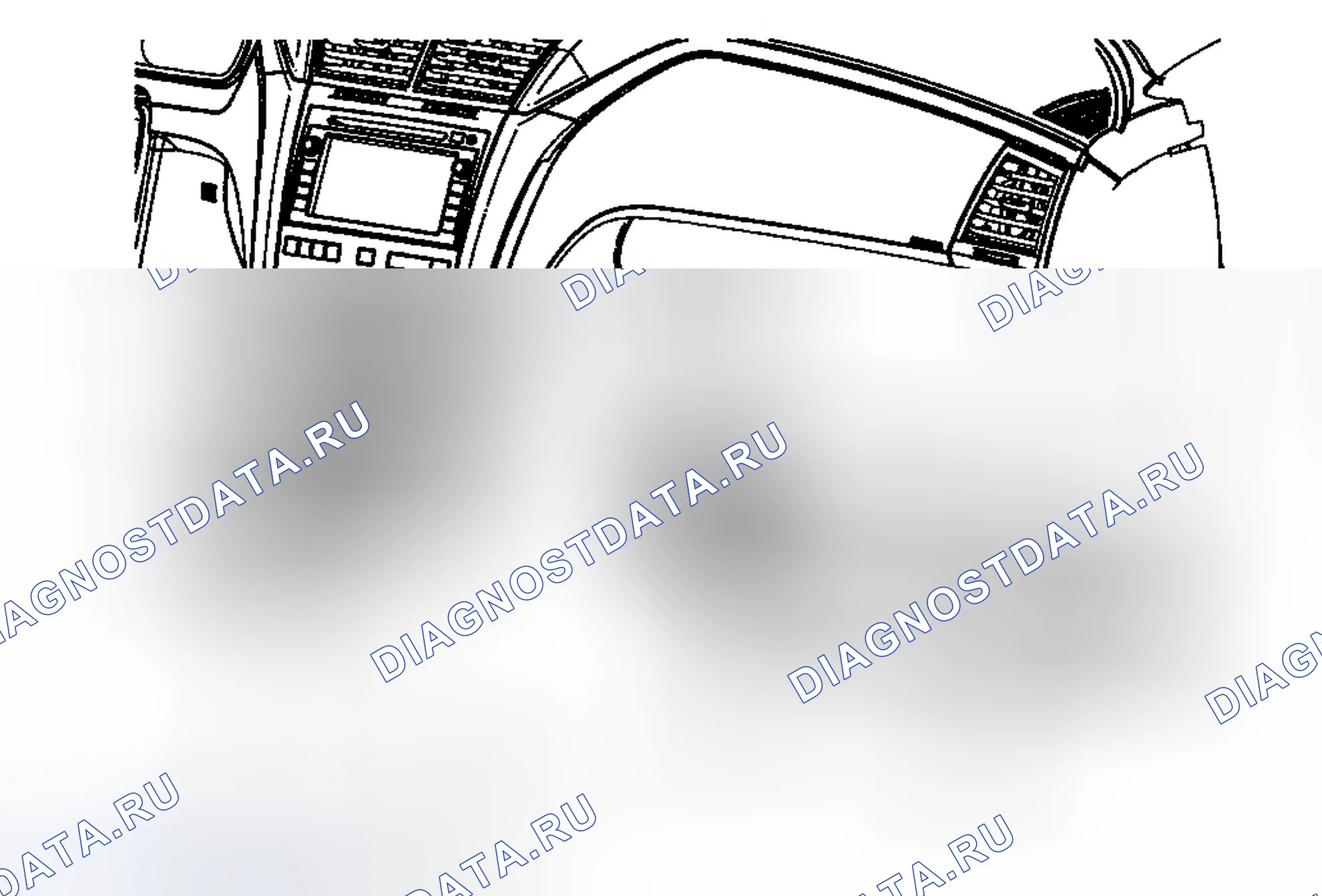 Рис. 115: Замена панели изолятора приборной панели - правая сторона (траверса). Chevrolet Traverse I