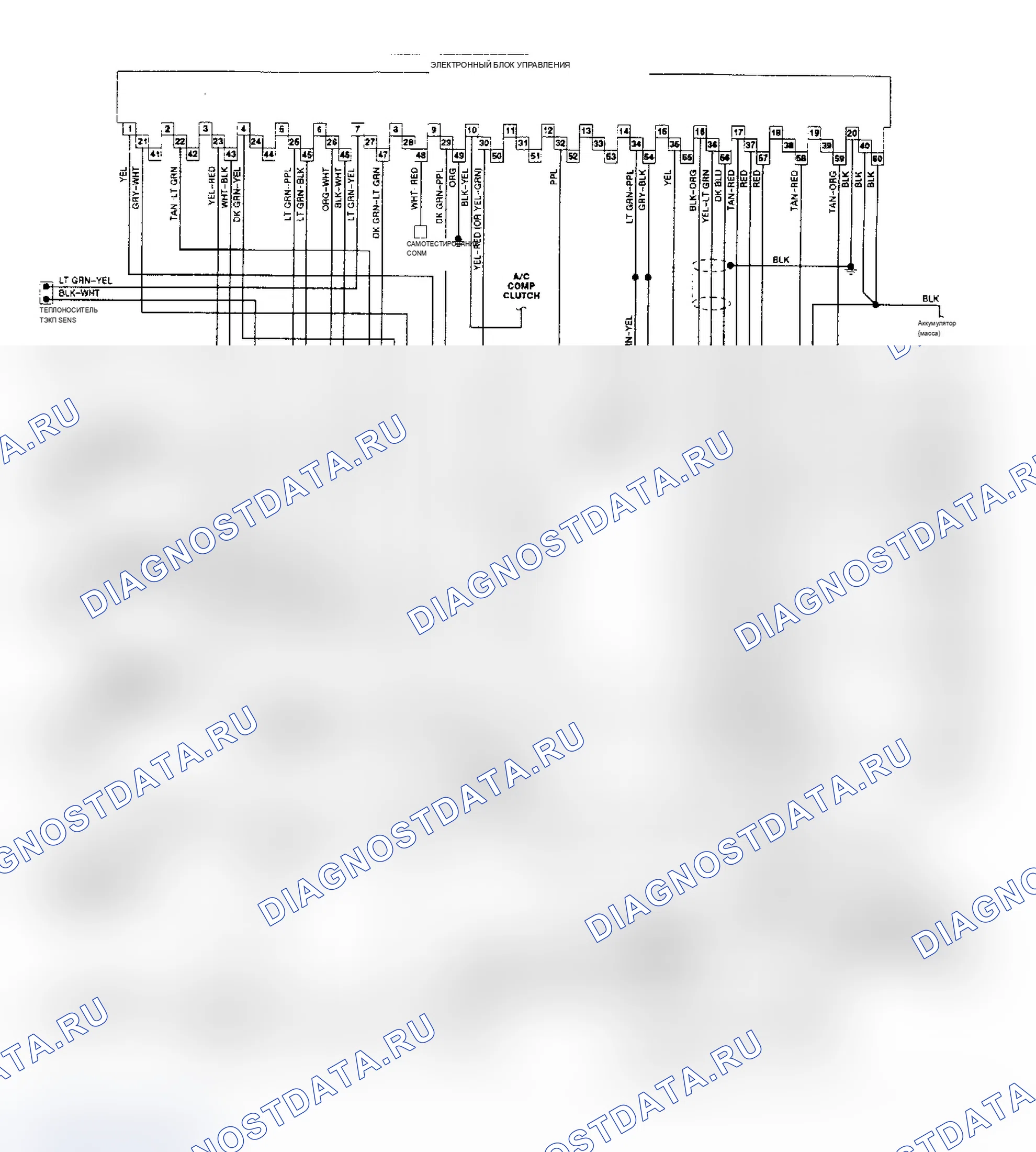 Рис. 8: электросхема МЭК-IV фирмы Merkur. Mercury Tracer pre-I