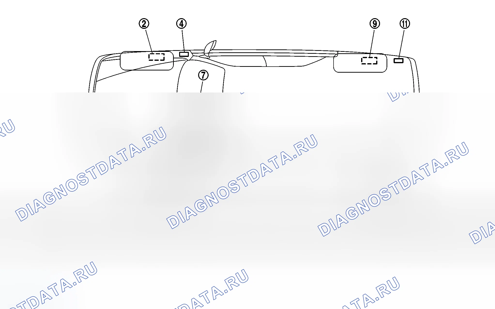 Рис. 33: Компоненты системы. Infiniti M35 III