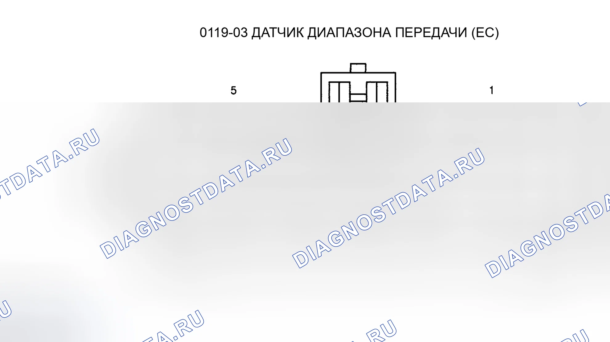 Рис. 16: ВИД СОЕДИНИТЕЛЯ С ТОРЦА - трансмиссия. Mazda Tribute I рестайлинг