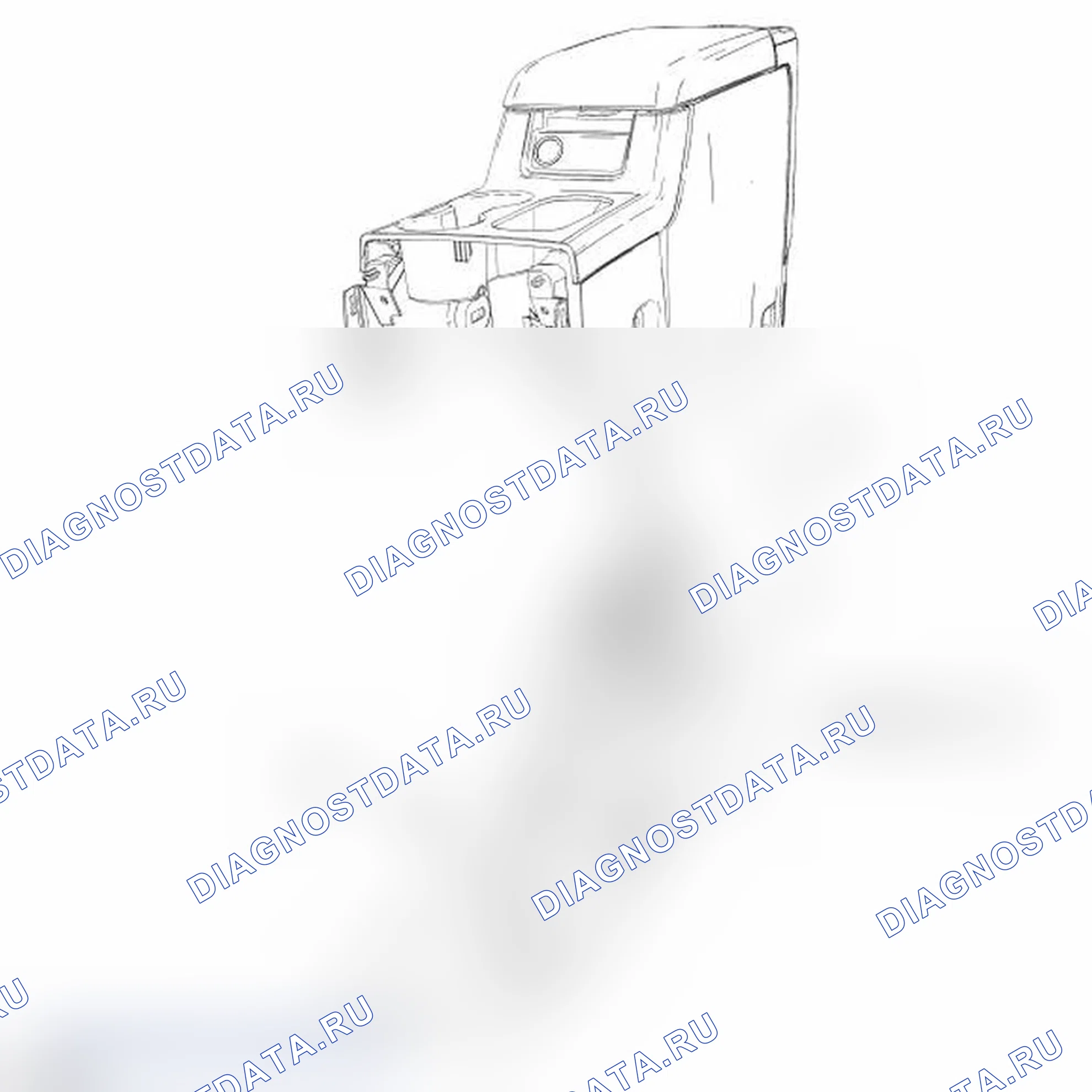 Рис. 48: Рычаг селектора. Ford Explorer IV
