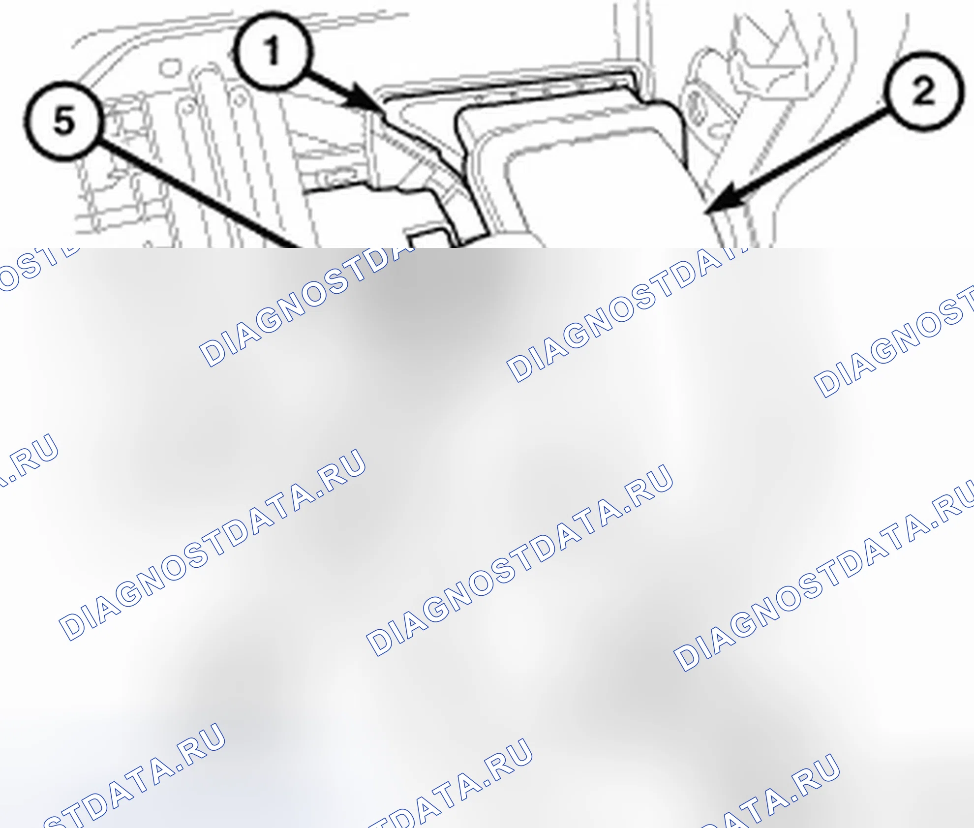Рис. 32: ВНЕШНИЕ ВОЗДУХОВОДЫ. Dodge Avenger II
