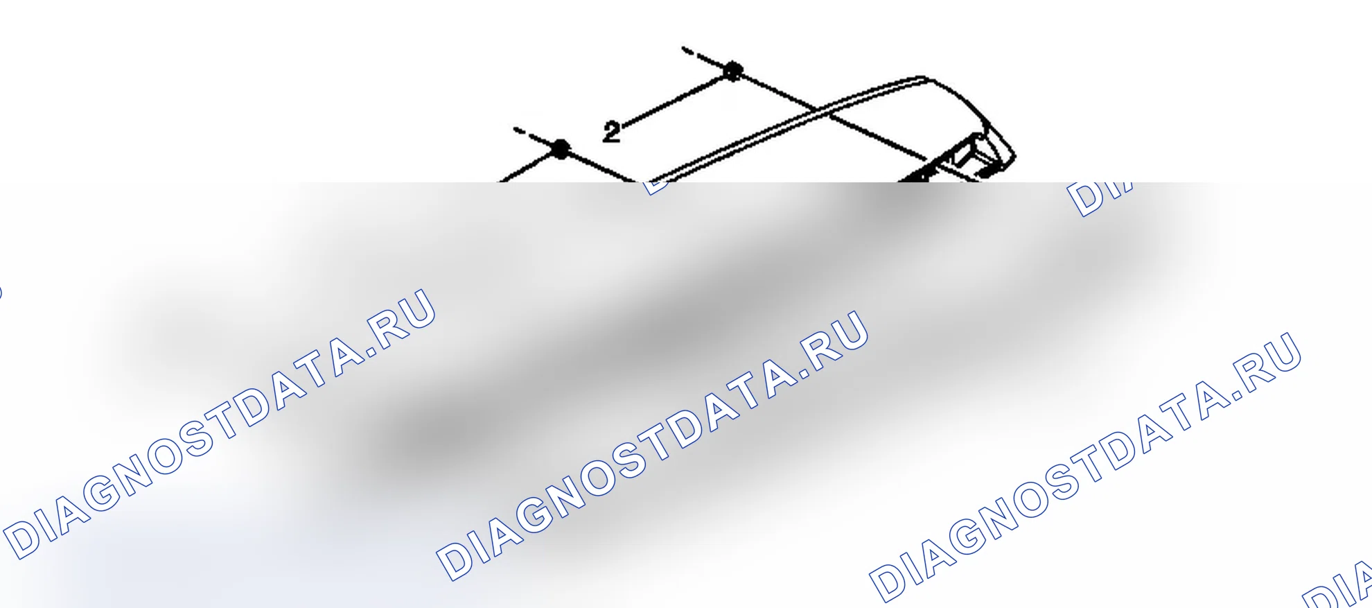 Рис. 51: Замена стоп-сигнала высокого монтажа (эскалада). Chevrolet Tahoe III