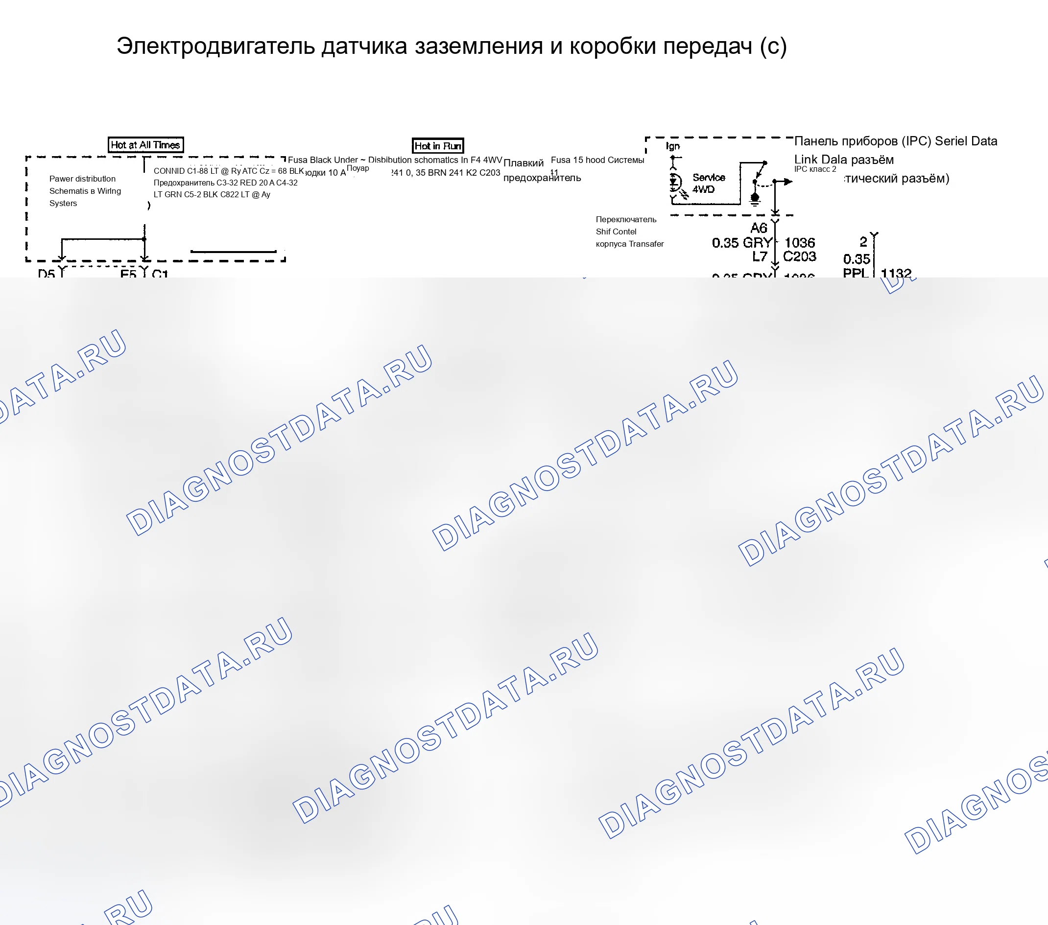 Рис. 222: СХЕМА УПРАВЛЕНИЯ РАЗДАТОЧНОЙ КОРОБКОЙ. Chevrolet Blazer S15 рестайлинг