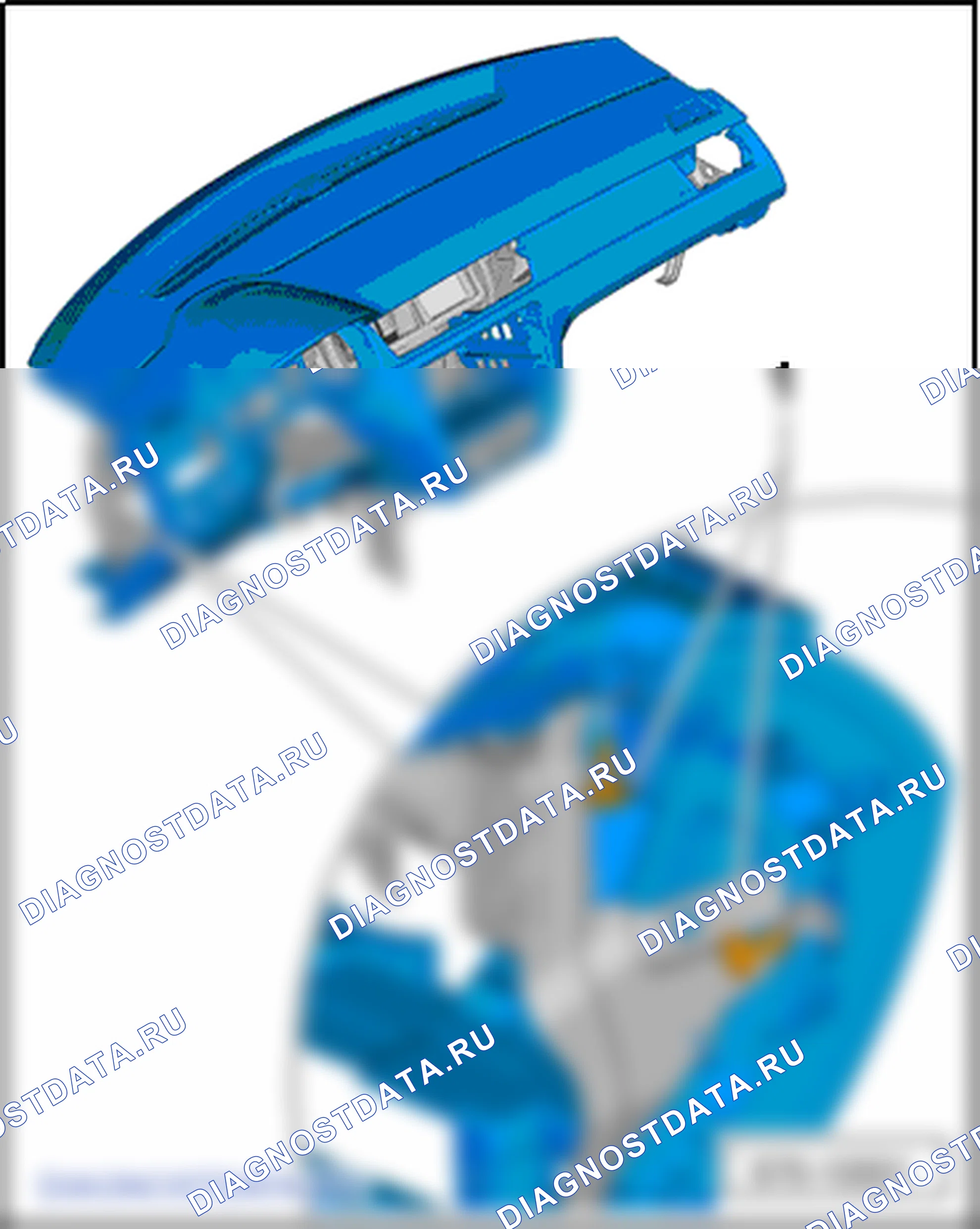 Передняя панель. SEAT Toledo Iv