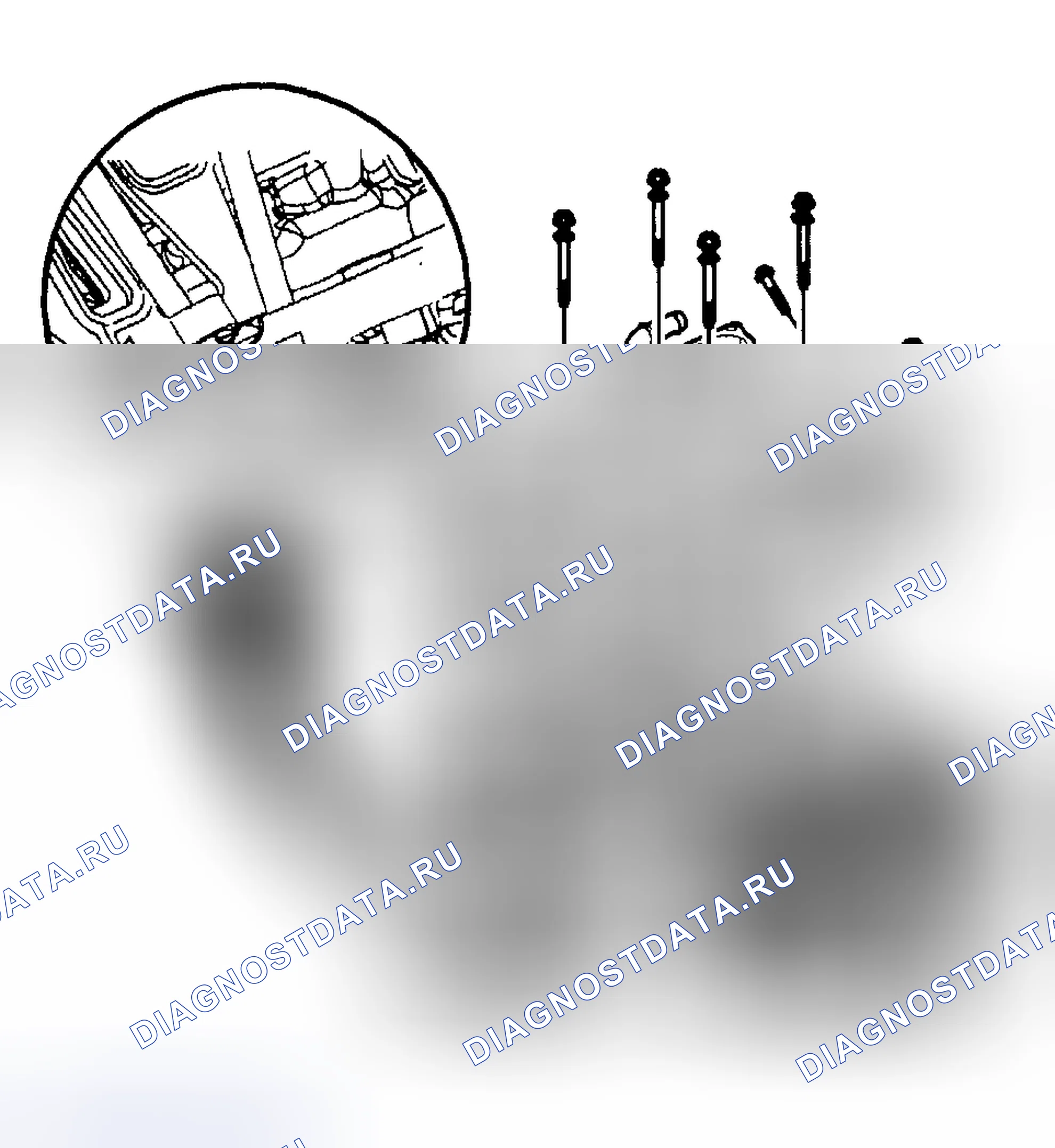Рис. 468: Монтаж впускного коллектора - нижняя часть. Hyundai Venue I