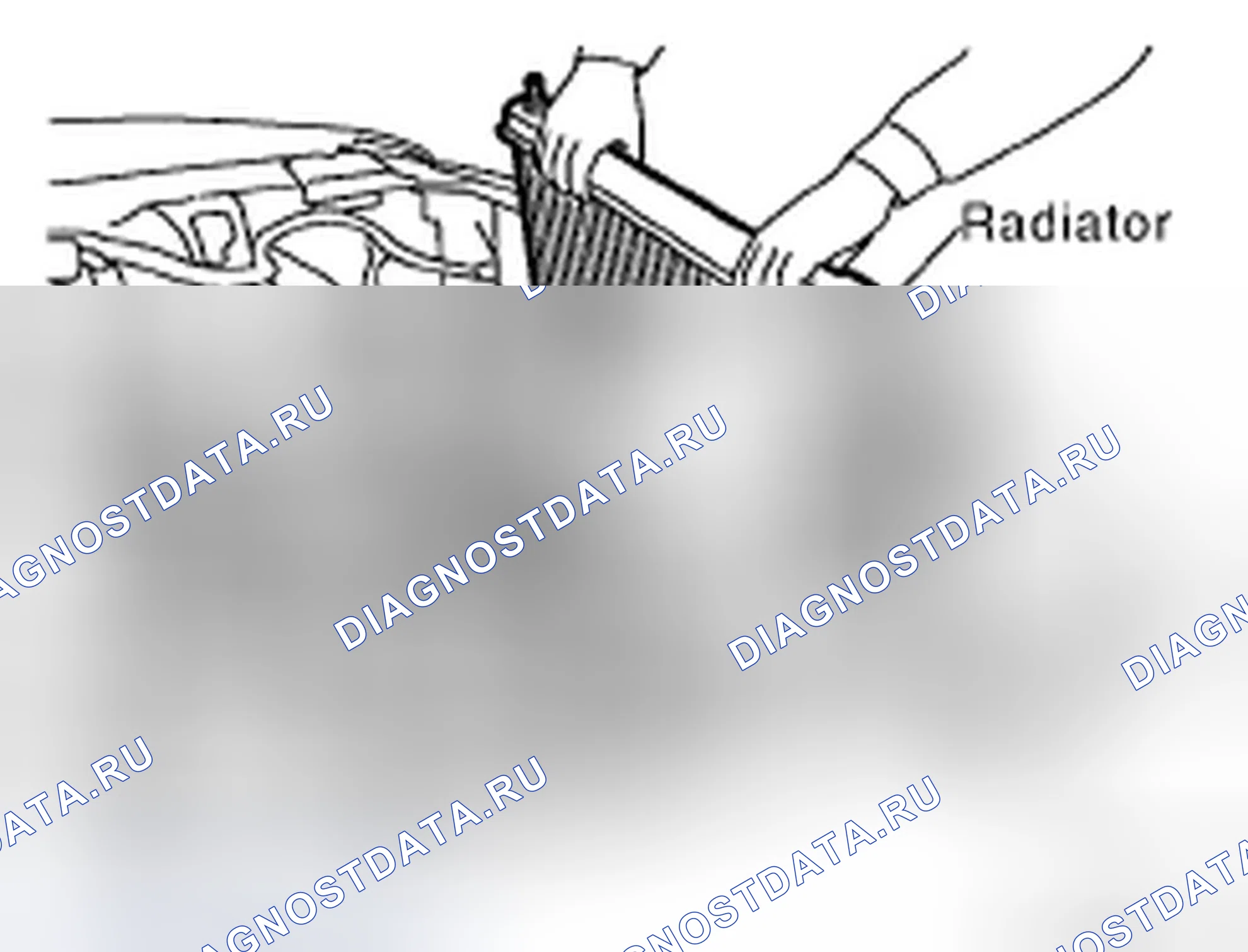 Рис. 14: Идентификация излучателя. Infiniti FX45 I рестайлинг