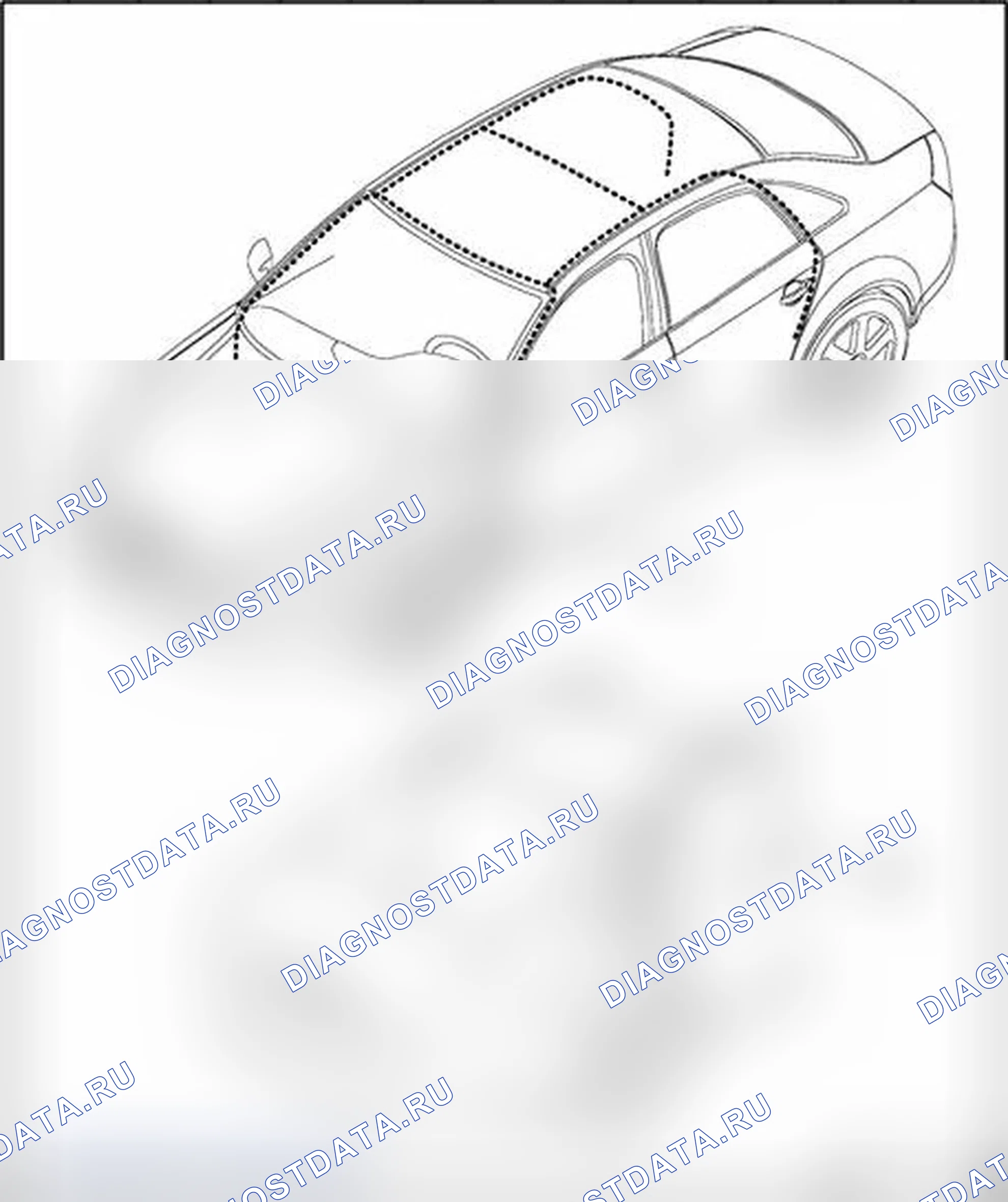 Рис. 129: Очистка сливных шлангов для воды. Audi S4 B7
