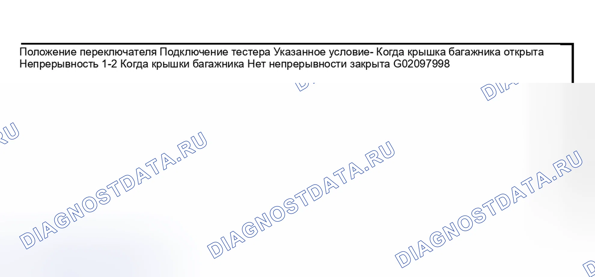 Рис. 97: Проверка непрерывности между терминалами выключателей освещения в помещении для соединительных линий. Subaru Legacy BE/BH/BT