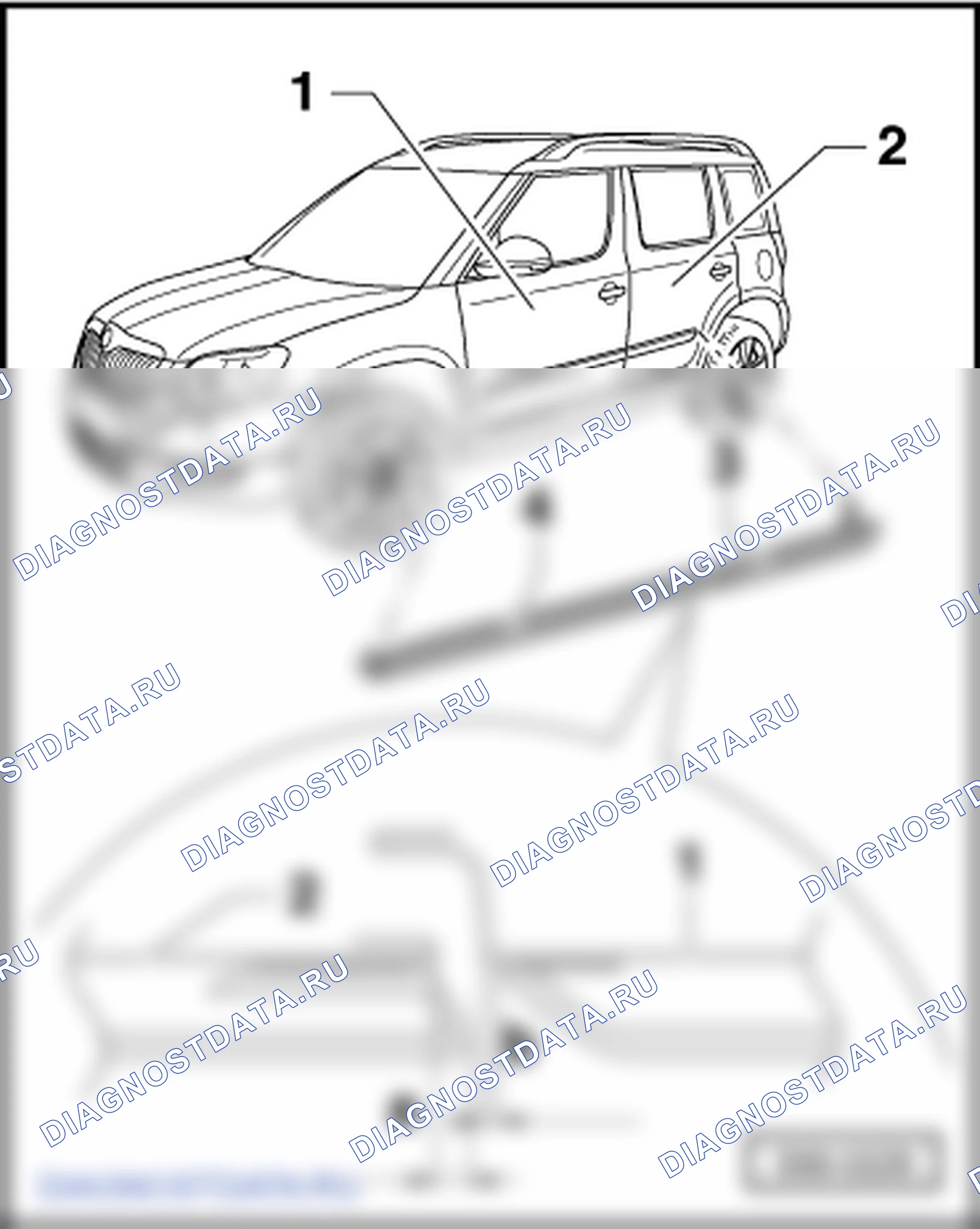 Наружная облицовка. Skoda Yeti I