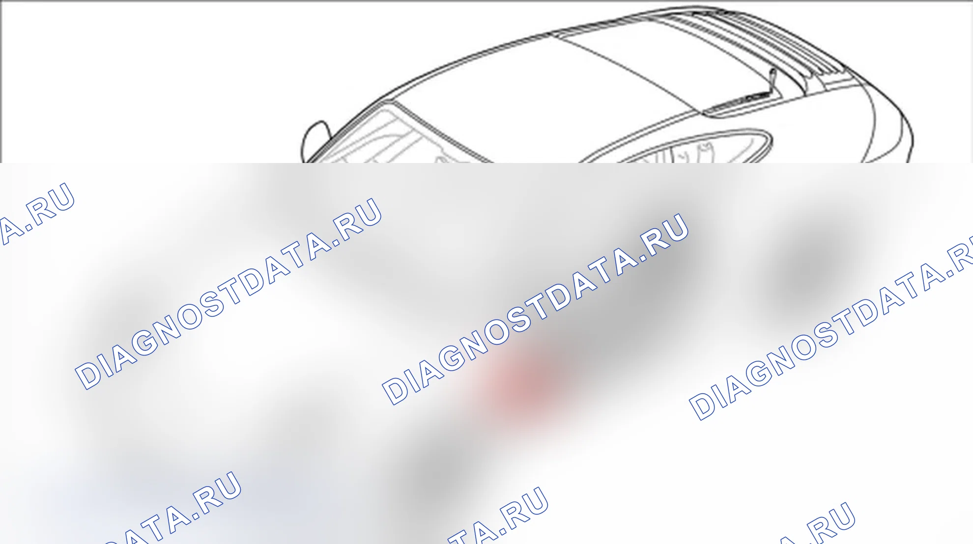 Рис. 59: Отпускание защелки двери со стороны кузова. Porsche 911 GT3 997
