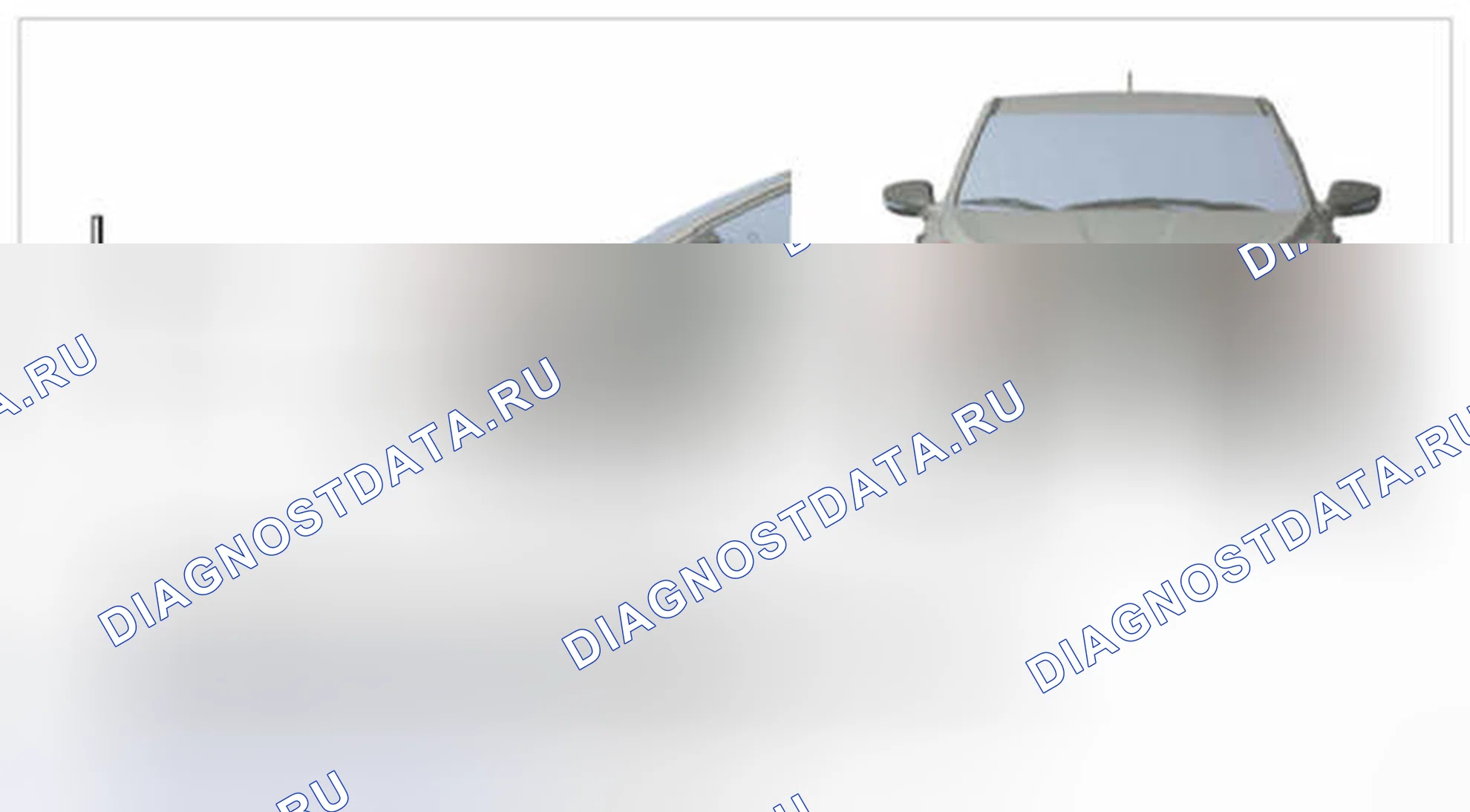 Рис. 43: Точка прицеливания фары и противотуманной фары. Hyundai Accent IV