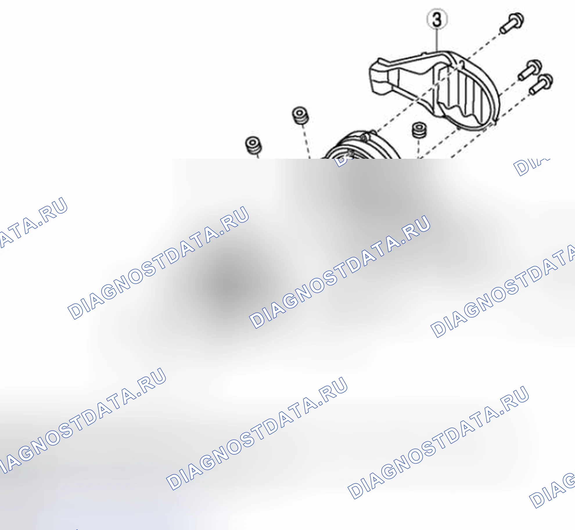 Рис. 44: РАЗБОРКА / СБОРКА ЗАДНЕГО ВЕНТИЛЯТОРА. Honda Civic IX рестайлинг