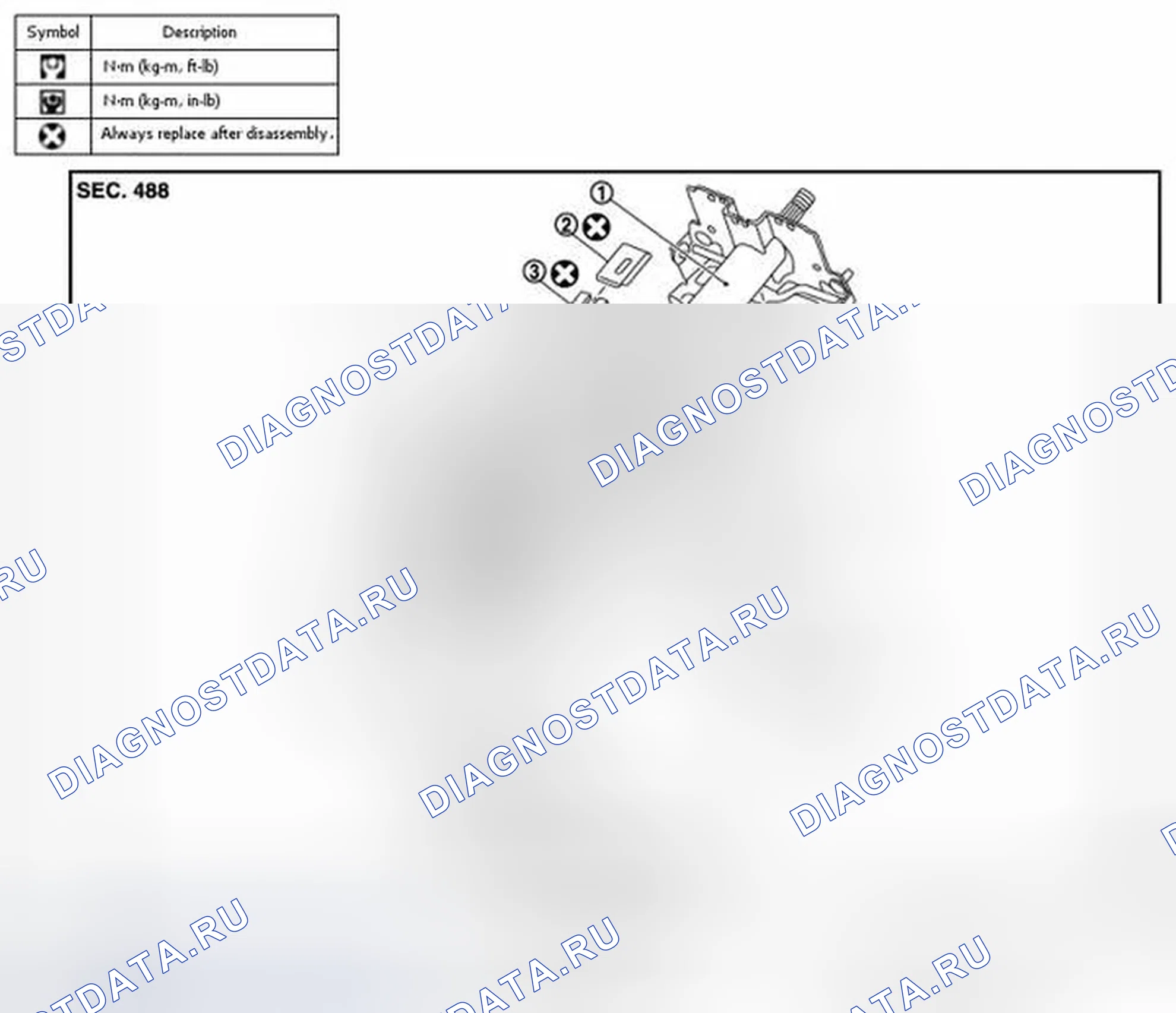 Рис. 11: БЕЗ ЭЛЕКТРОДВИГАТЕЛЯ: Вид в разобранном виде. Infiniti EX35 I
